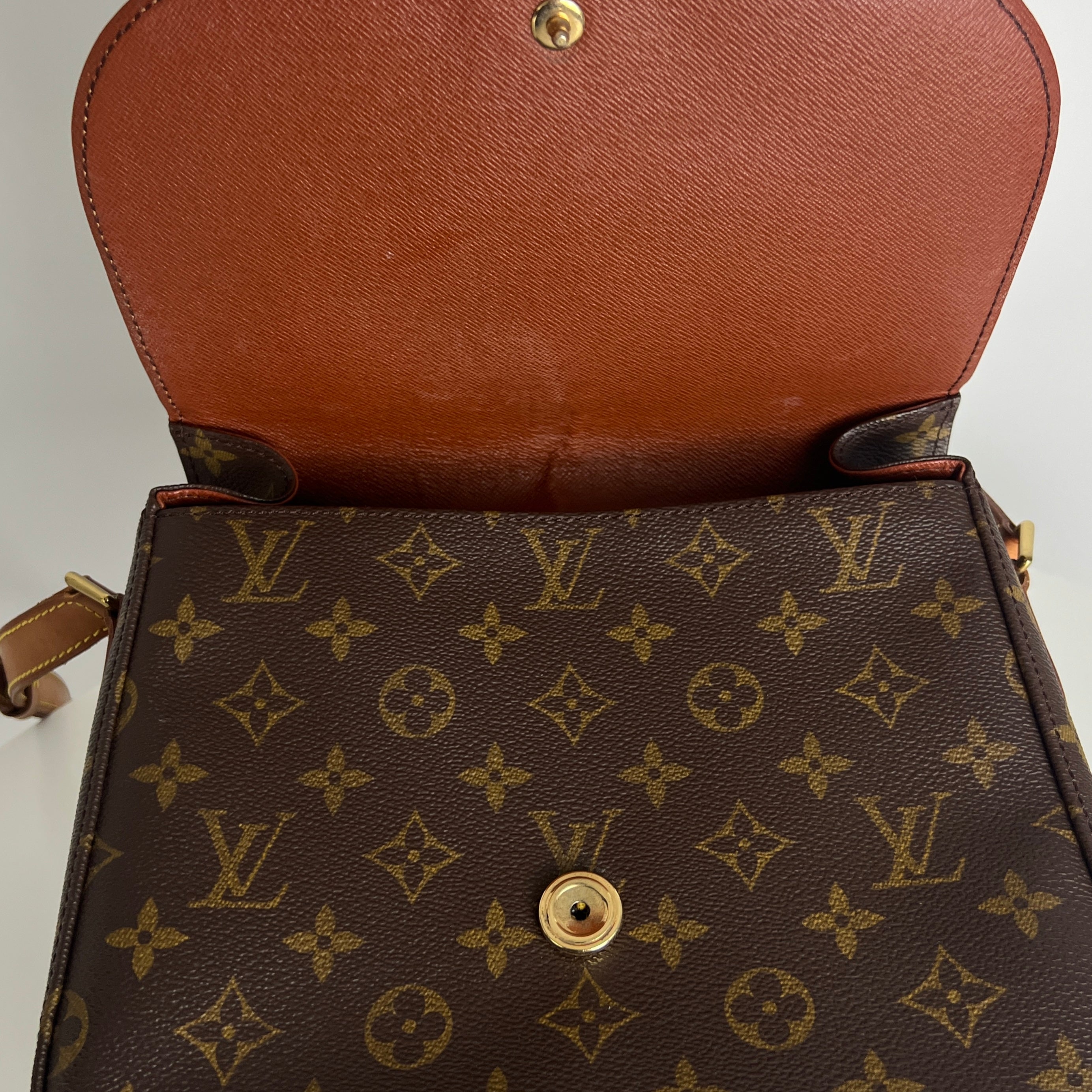 Sac à main LOUIS VUITTON Saint Cloud GM toile et cuir marron