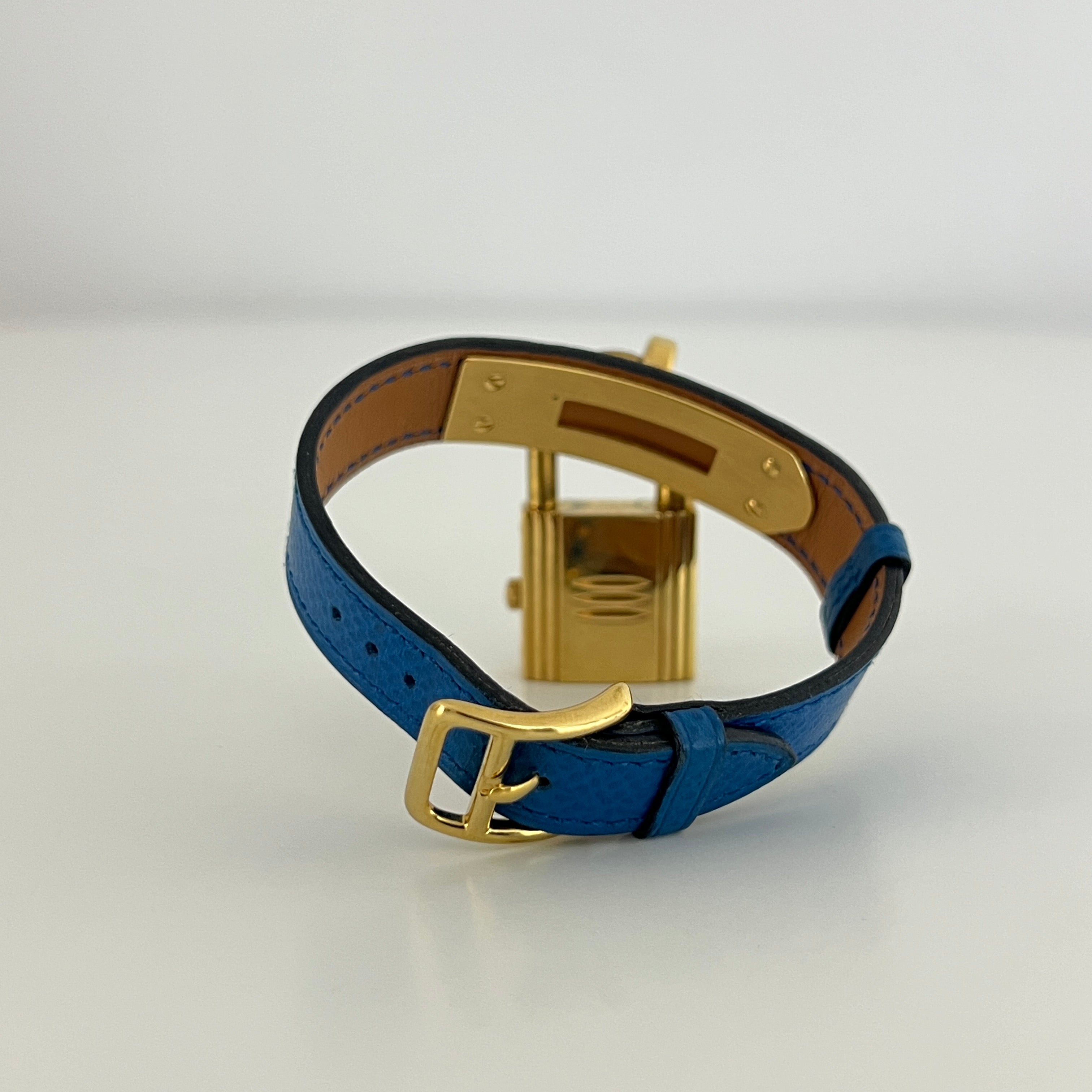 Montre HERMÈS Kelly plaquée or dorée