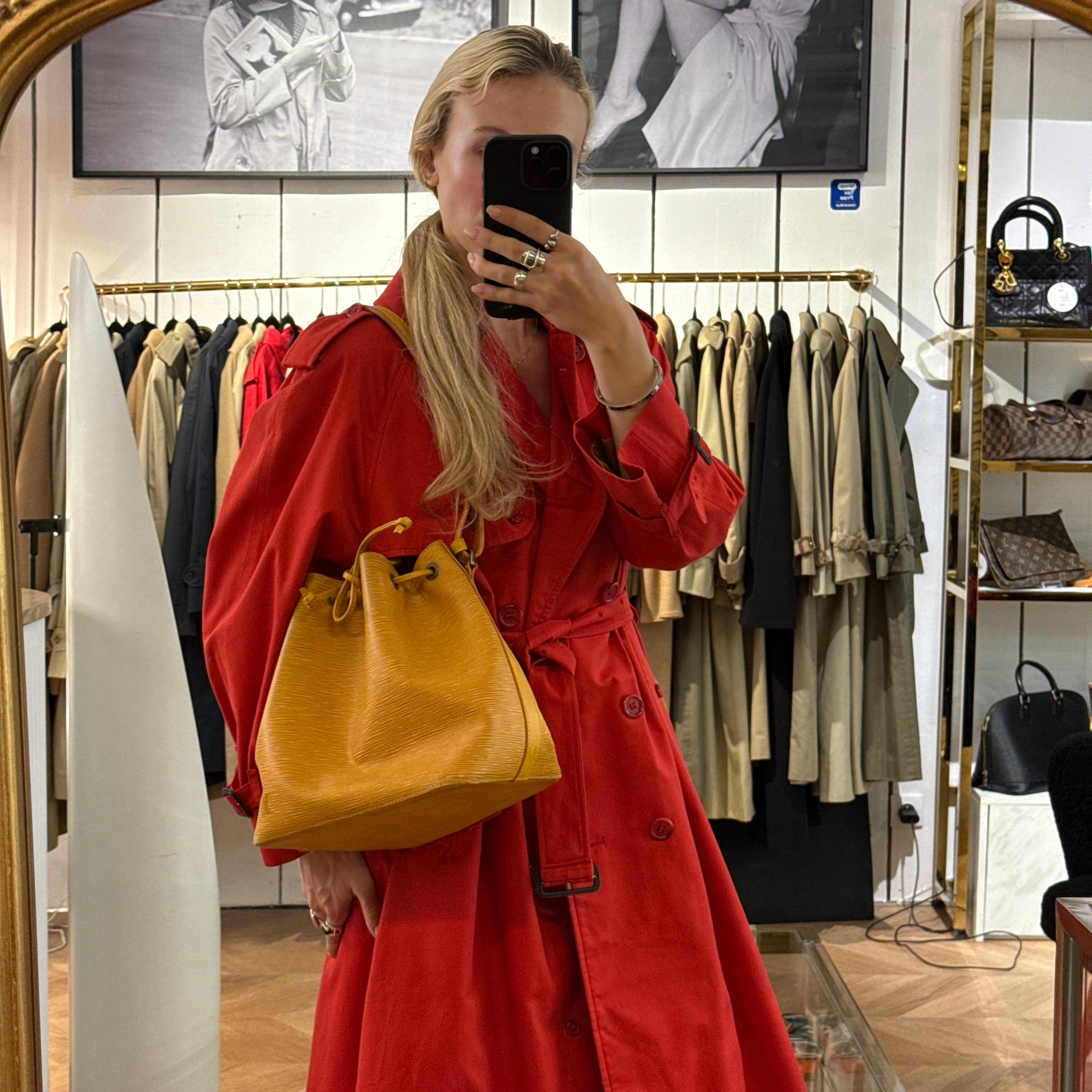 LOUIS VUITTON Noé Petit Bag in yellow Epi leather