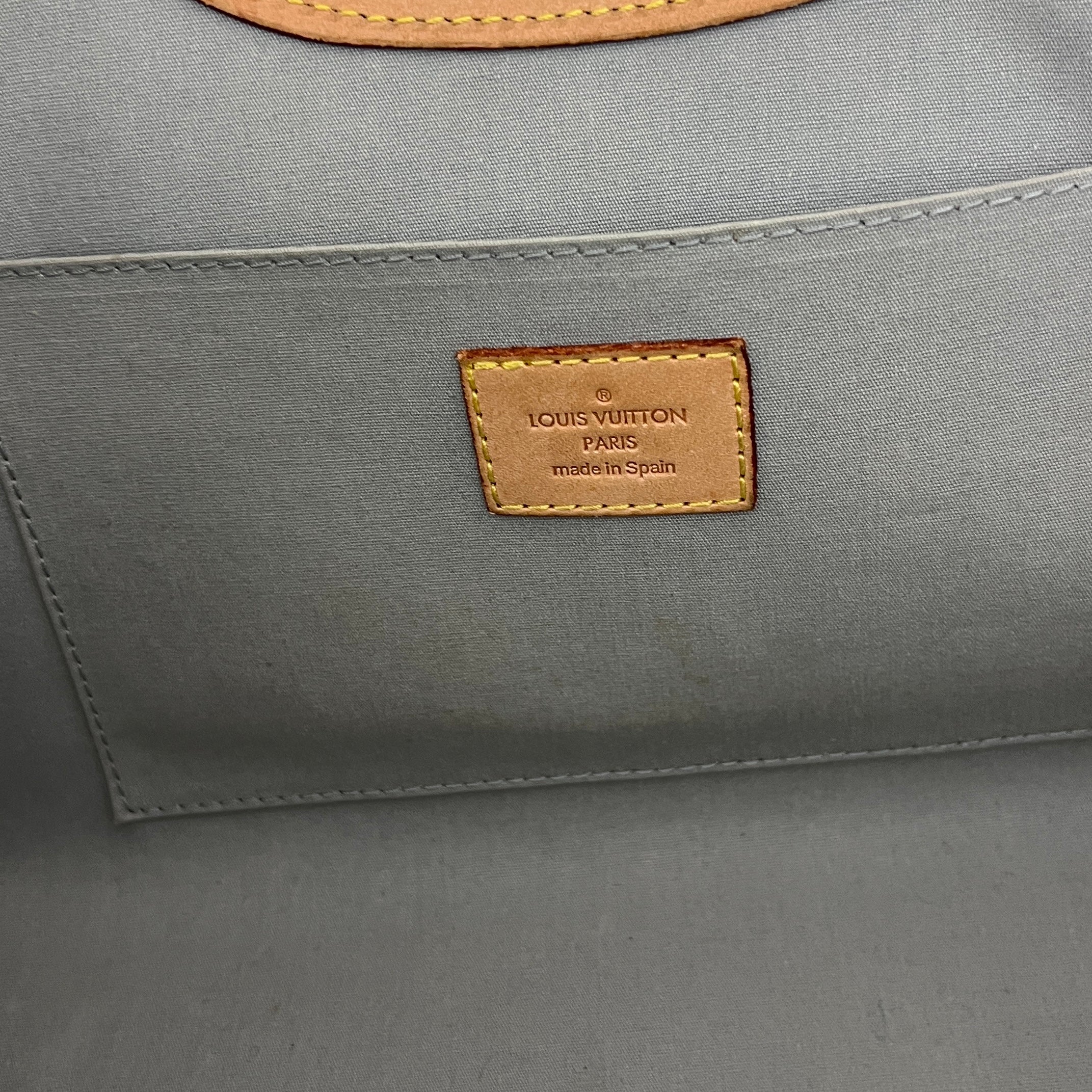 Sac LOUIS VUITTON Roxbury cuir verni perle