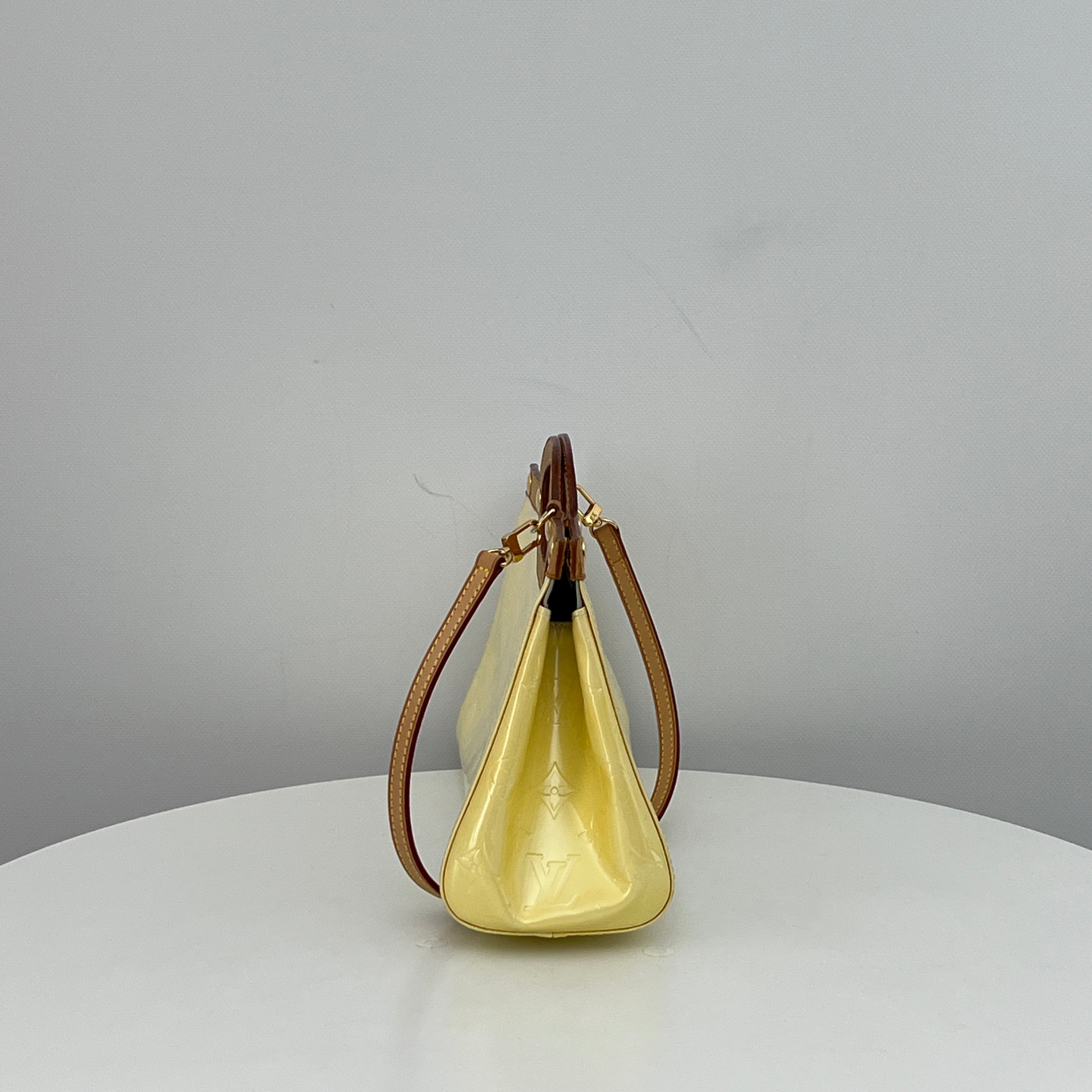 Sac LOUIS VUITTON Roxbury cuir verni perle