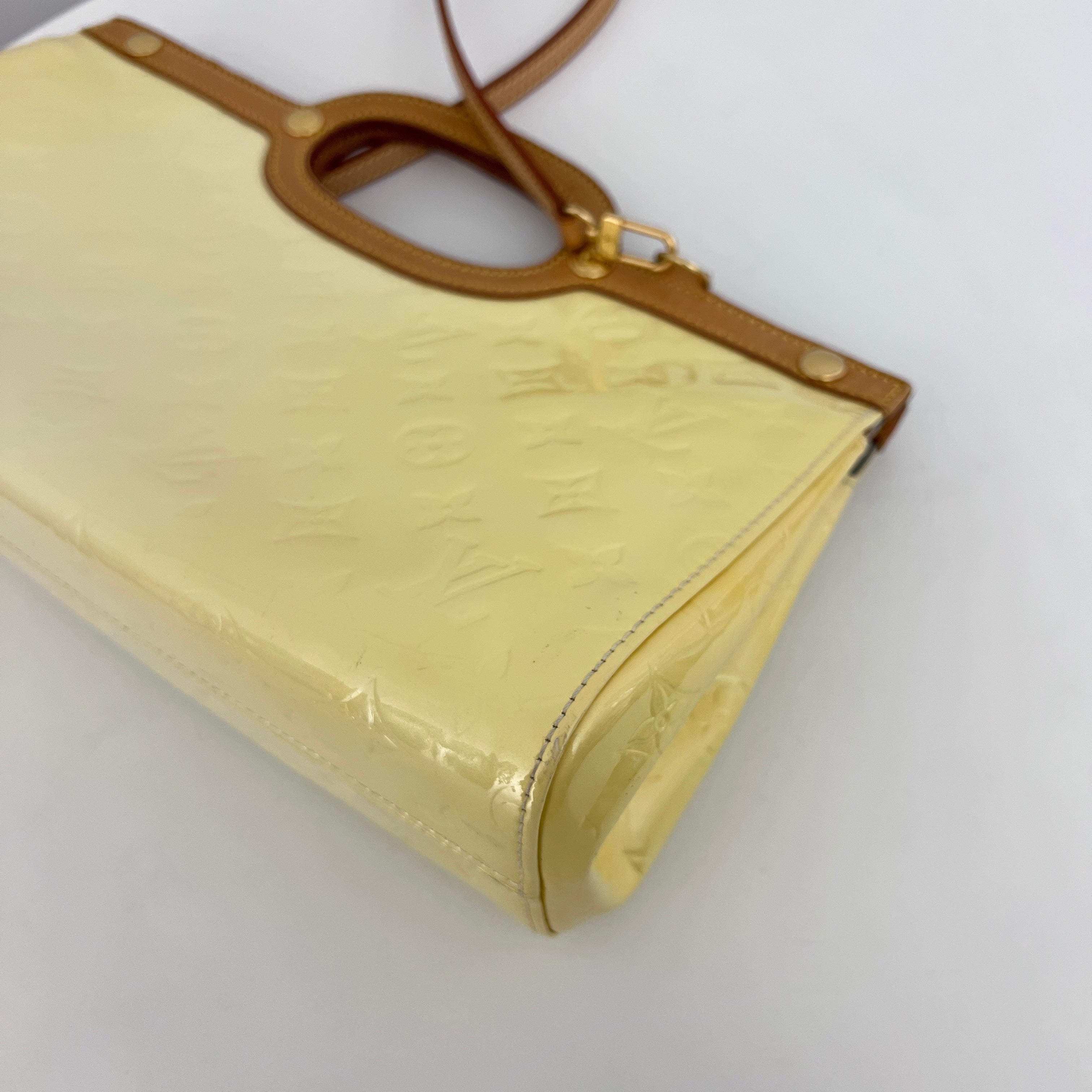 Sac LOUIS VUITTON Roxbury cuir verni perle
