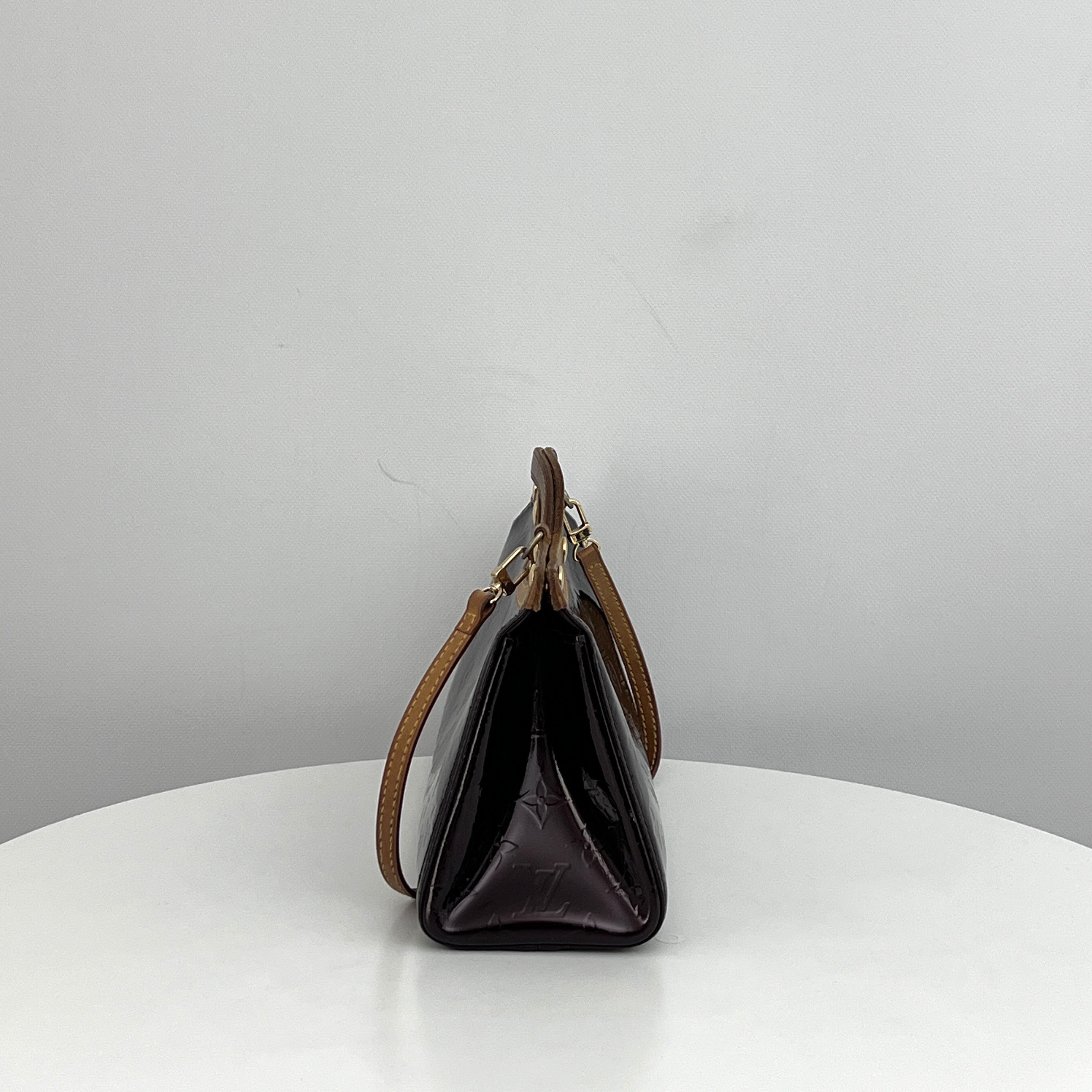 Sac LOUIS VUITTON Roxbury cuir verni violet