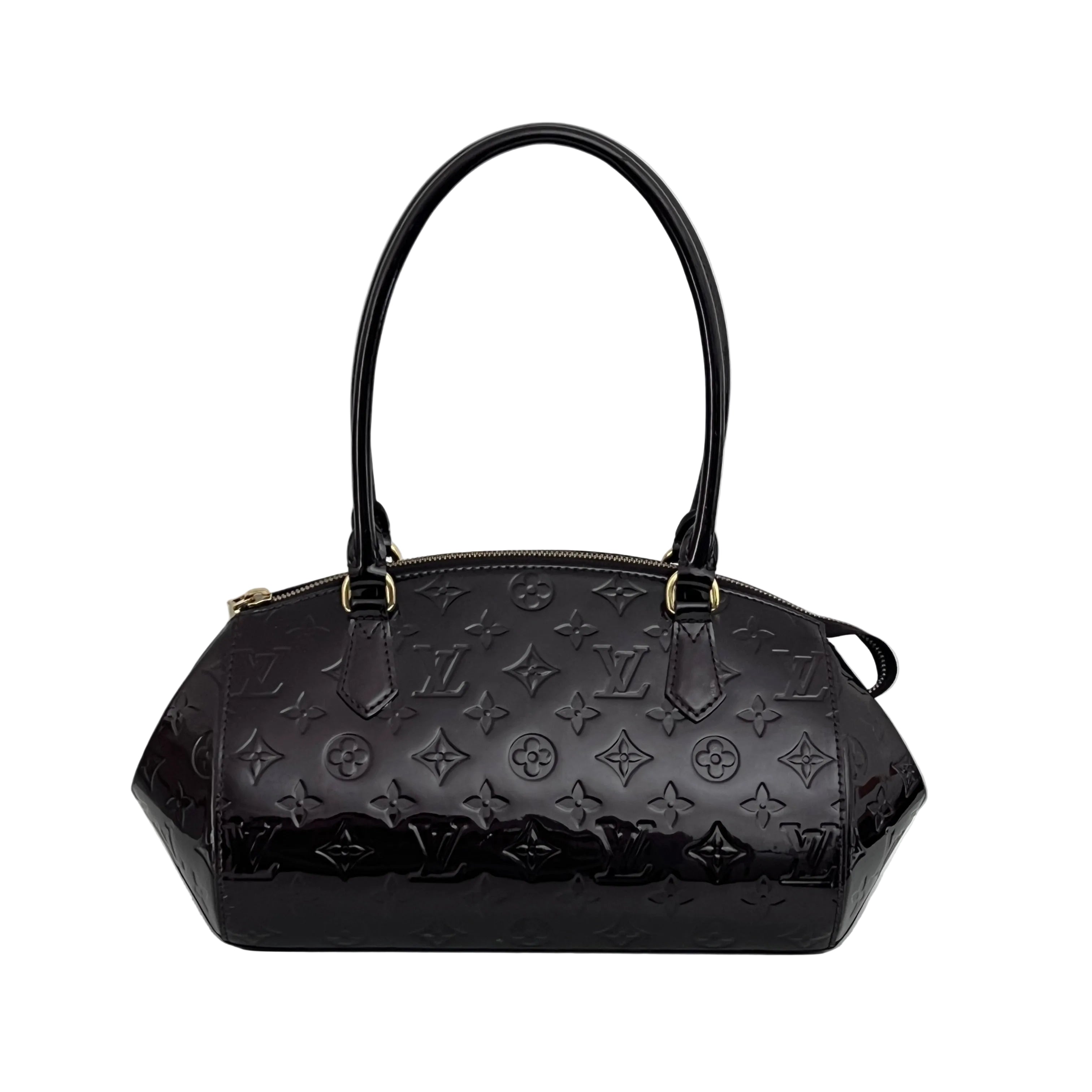 Sac LOUIS VUITTON Sherwood cuir verni violet