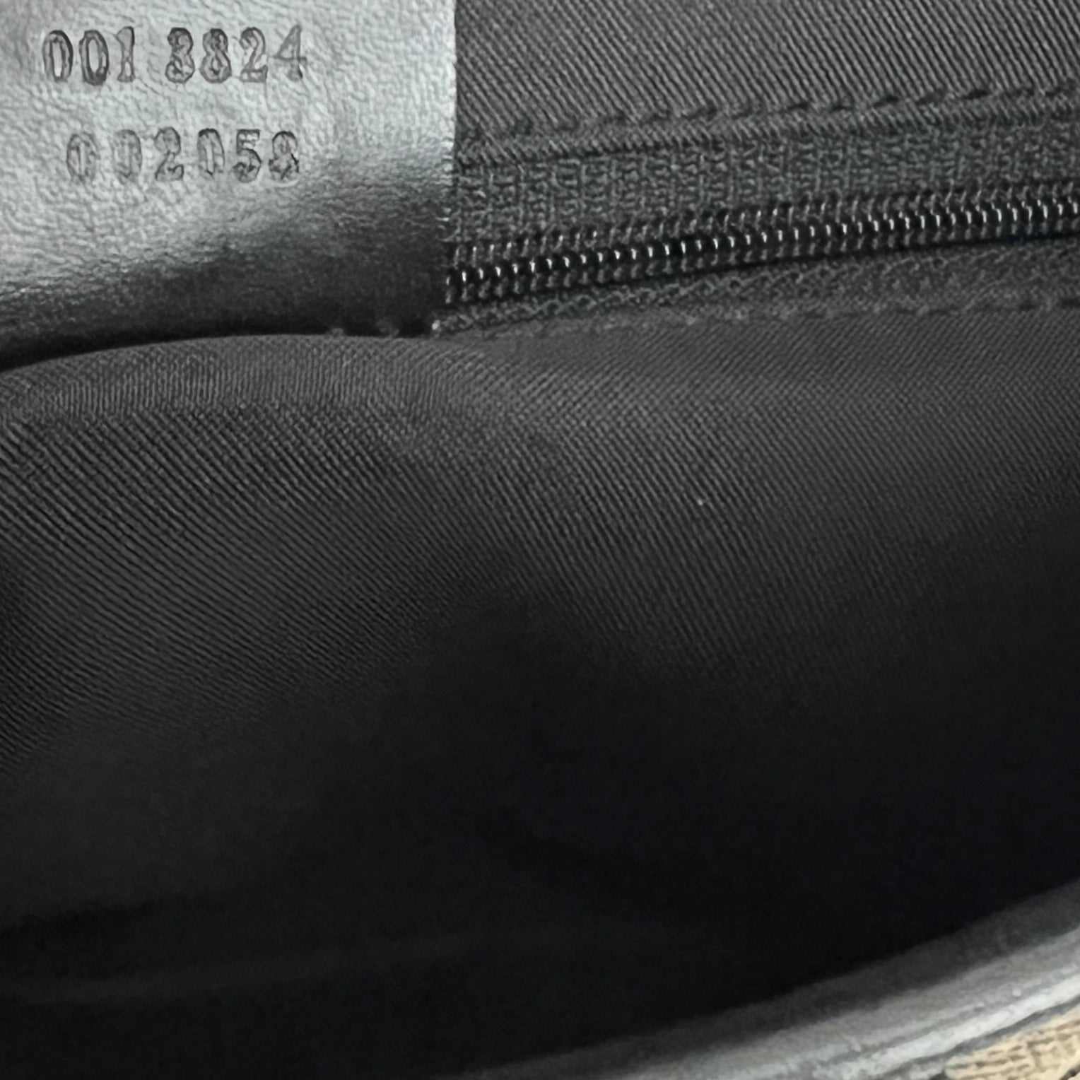 GUCCI Jackie PM canvas and brown leather bag
