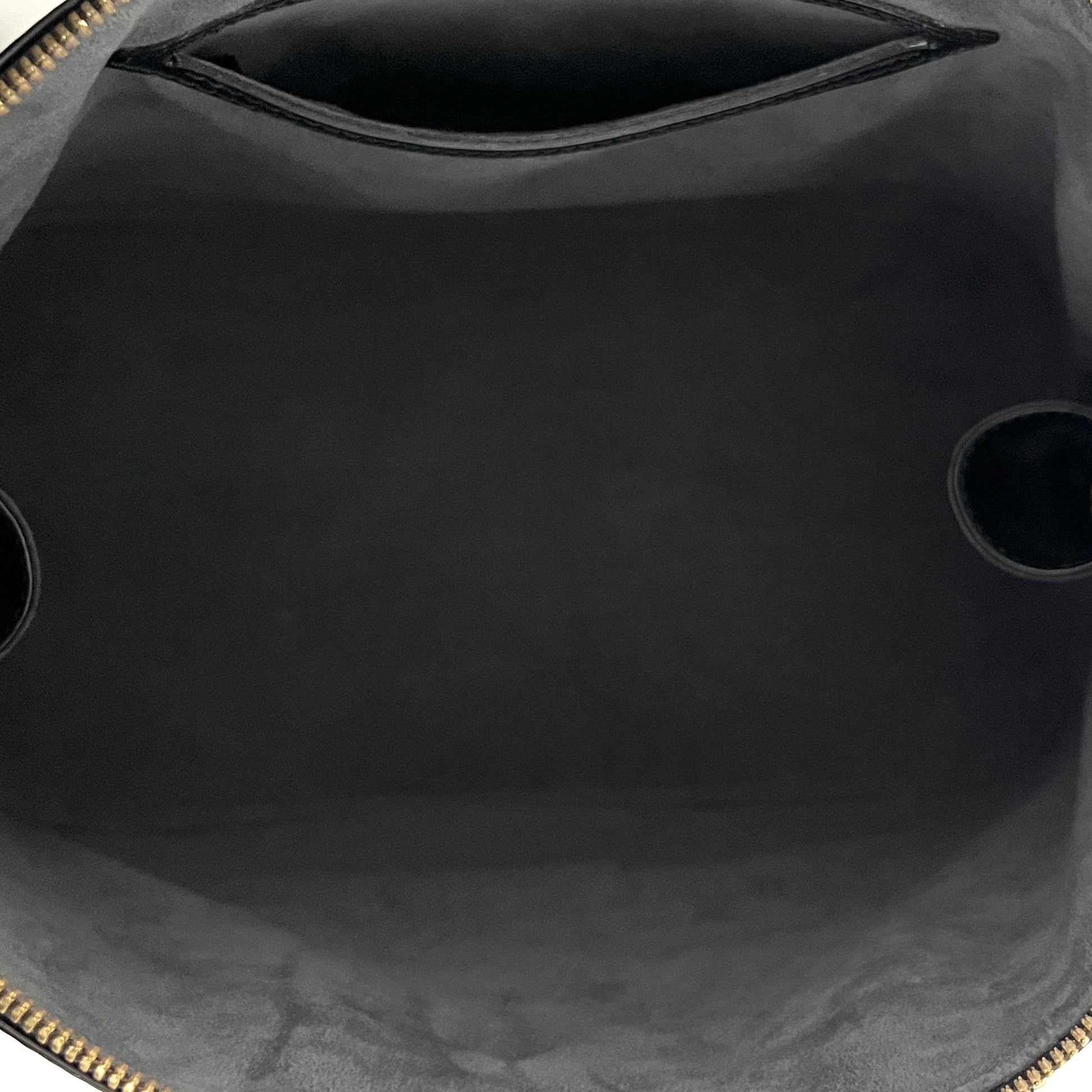 LOUIS VUITTON Alma PM handbag in black Epi leather