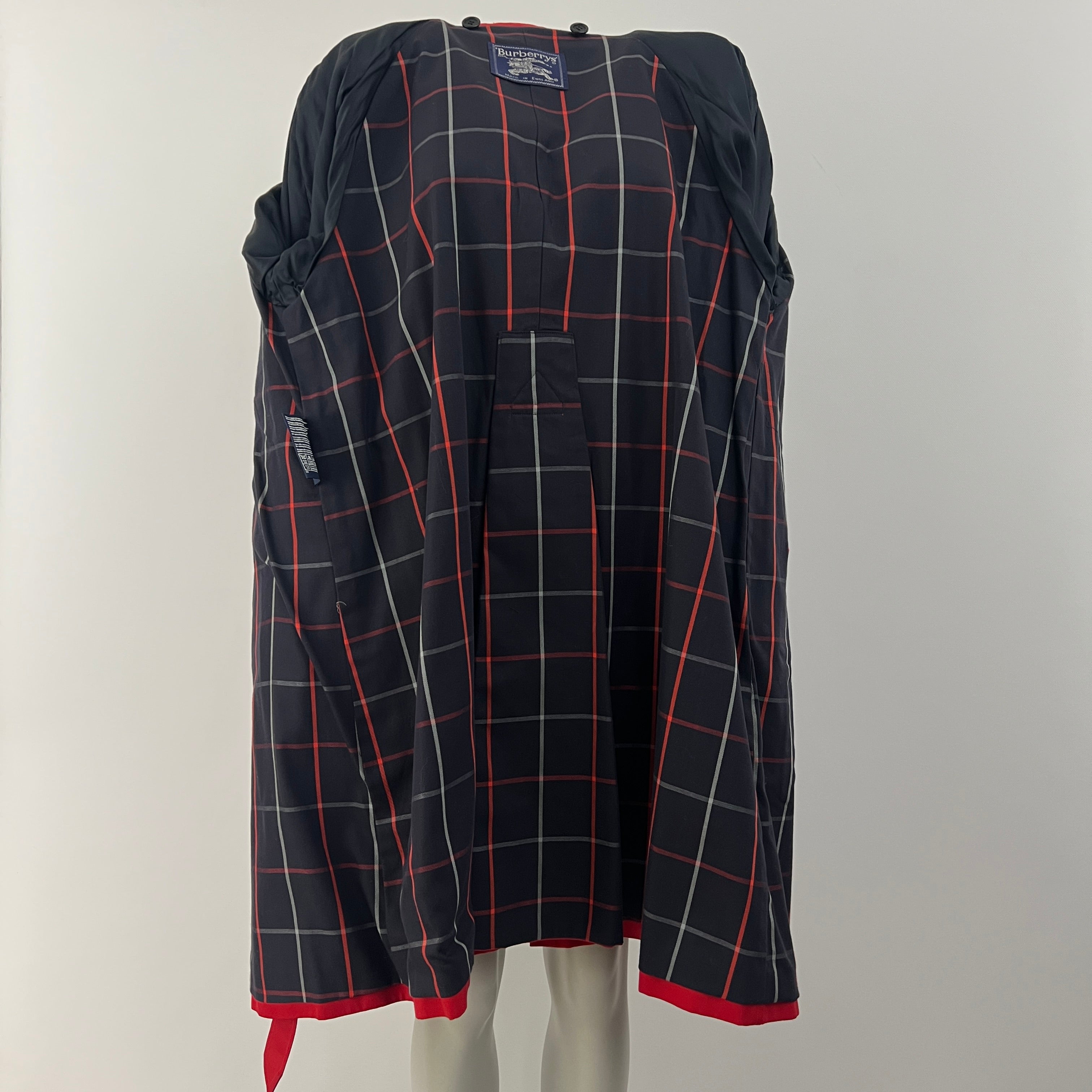 Trench BURBERRY L coton rouge
