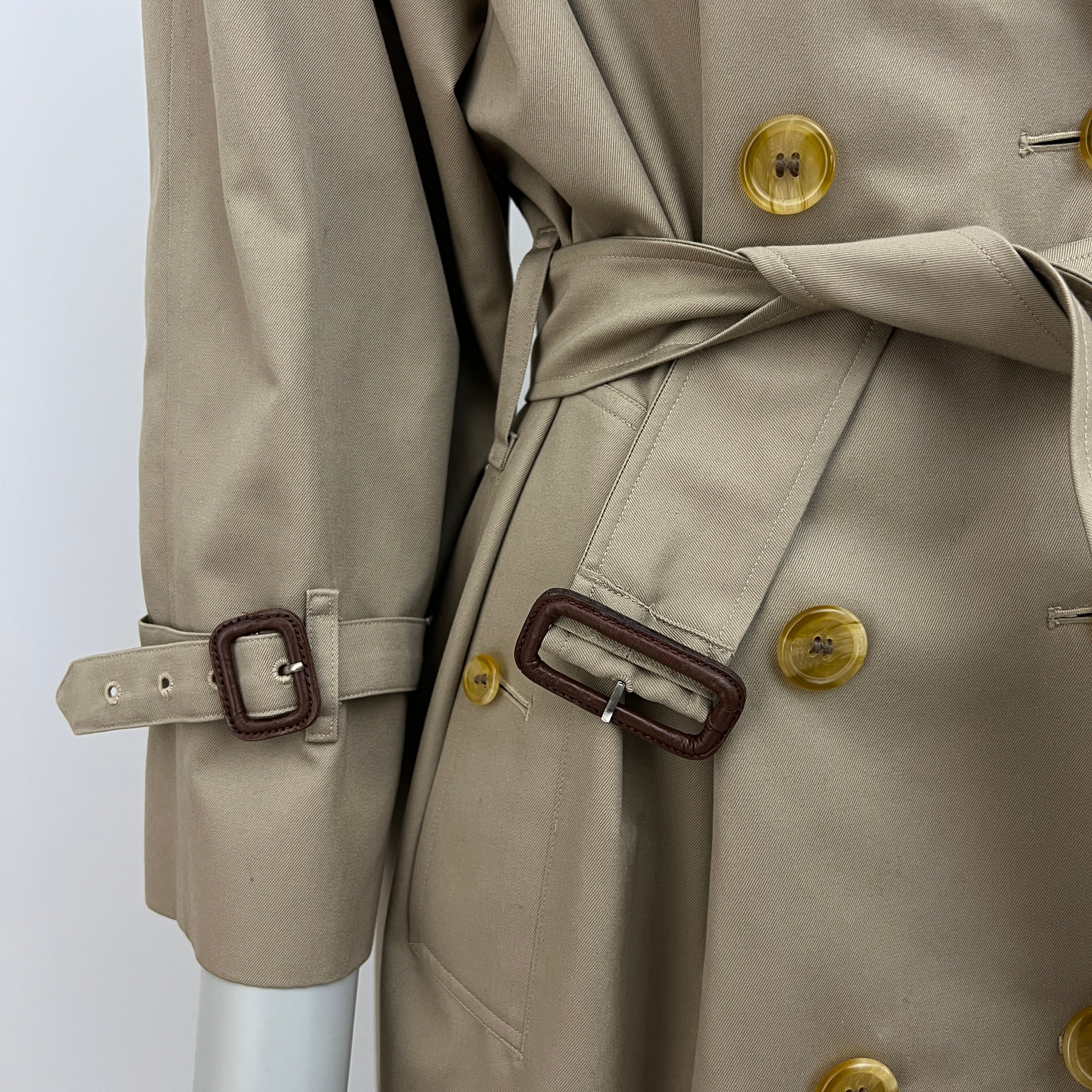 Trench BURBERRY L coton beige