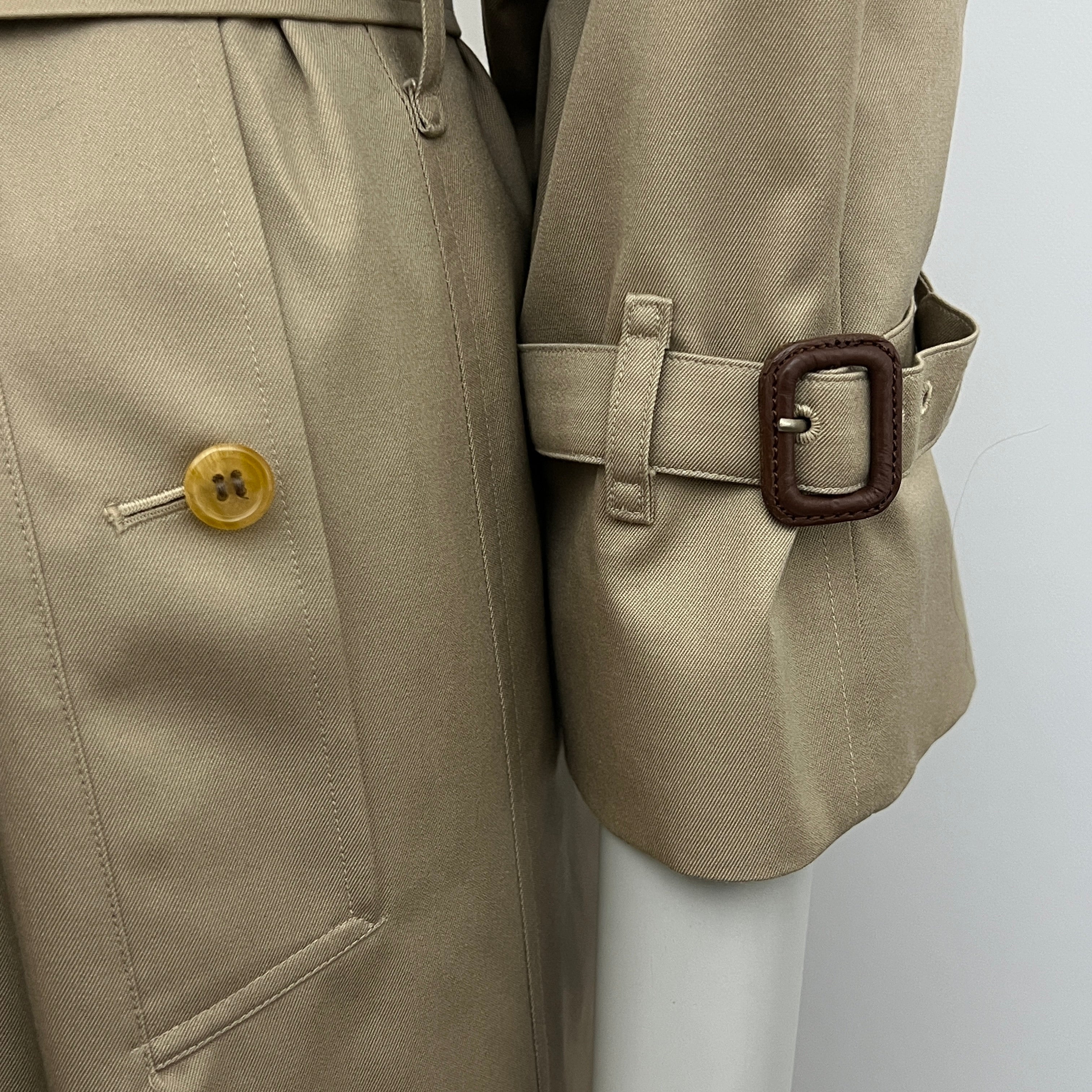 Trench BURBERRY L coton beige