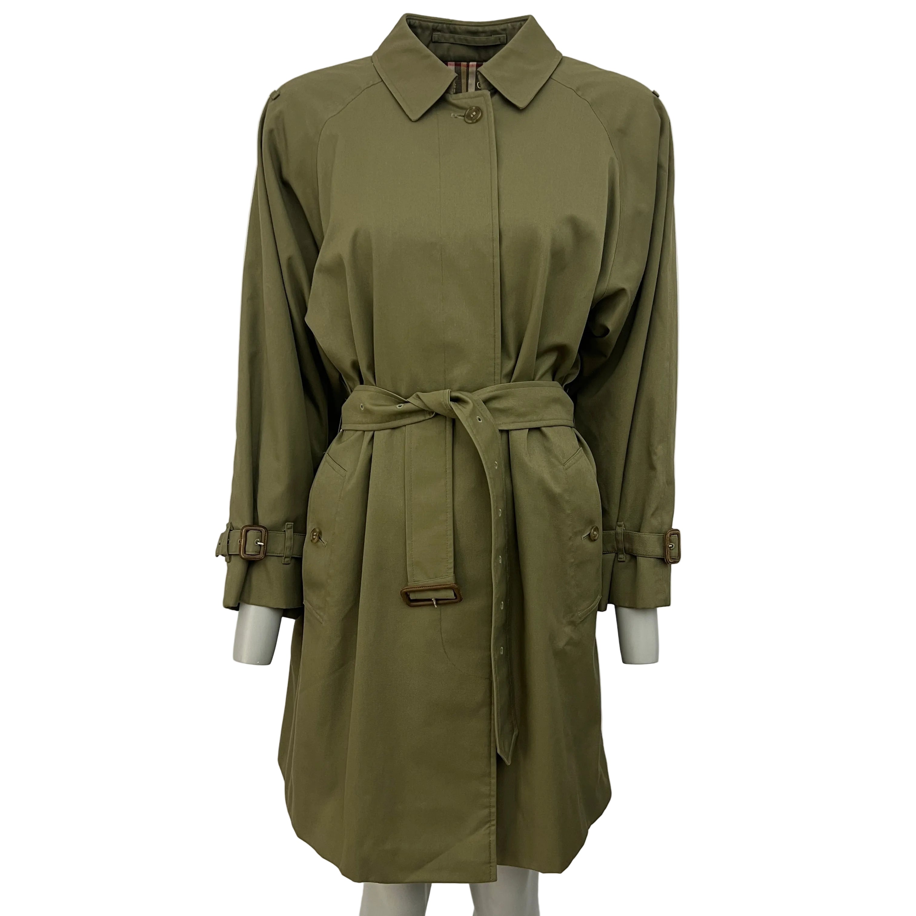 Trench BURBERRY M coton kaki