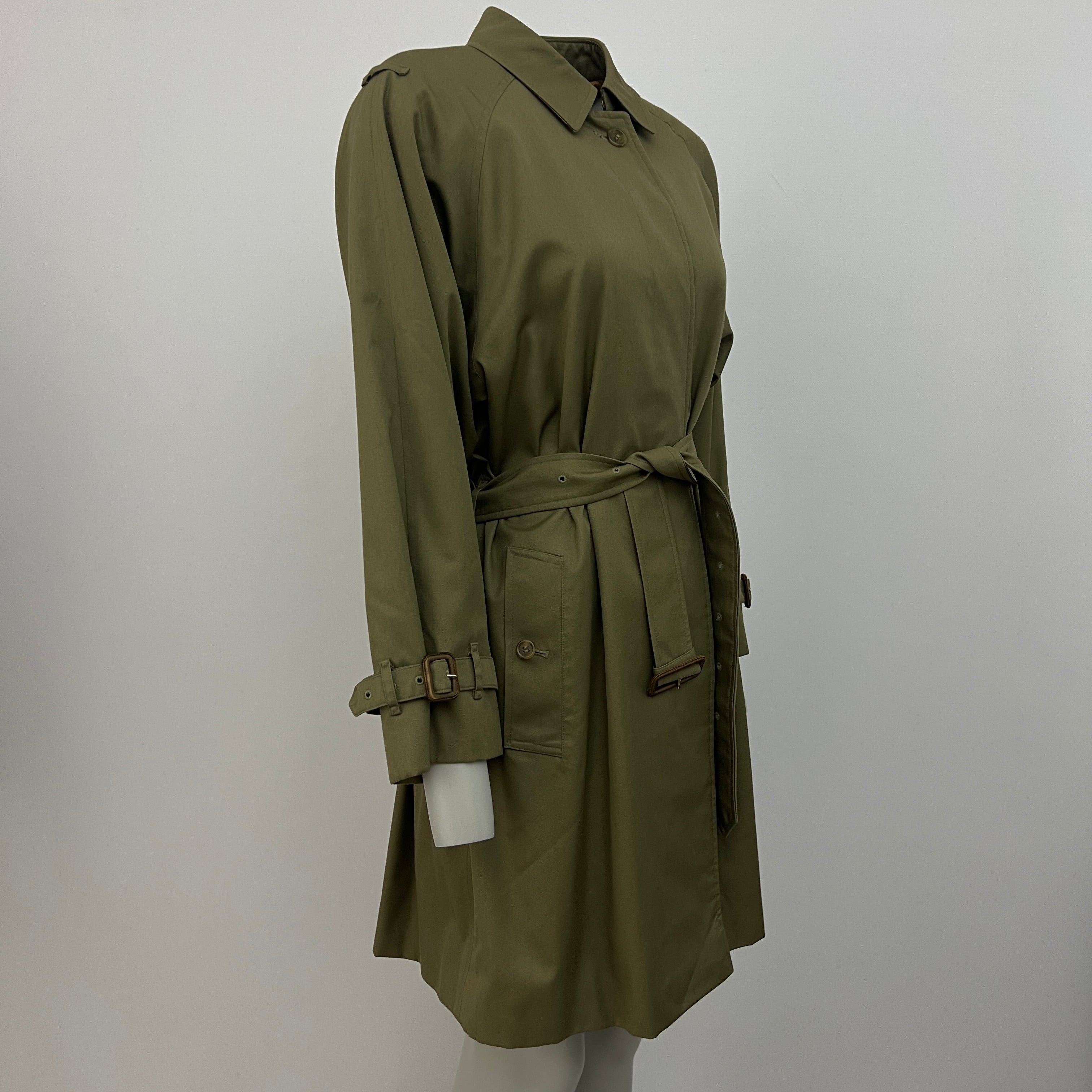 Trench BURBERRY M coton kaki