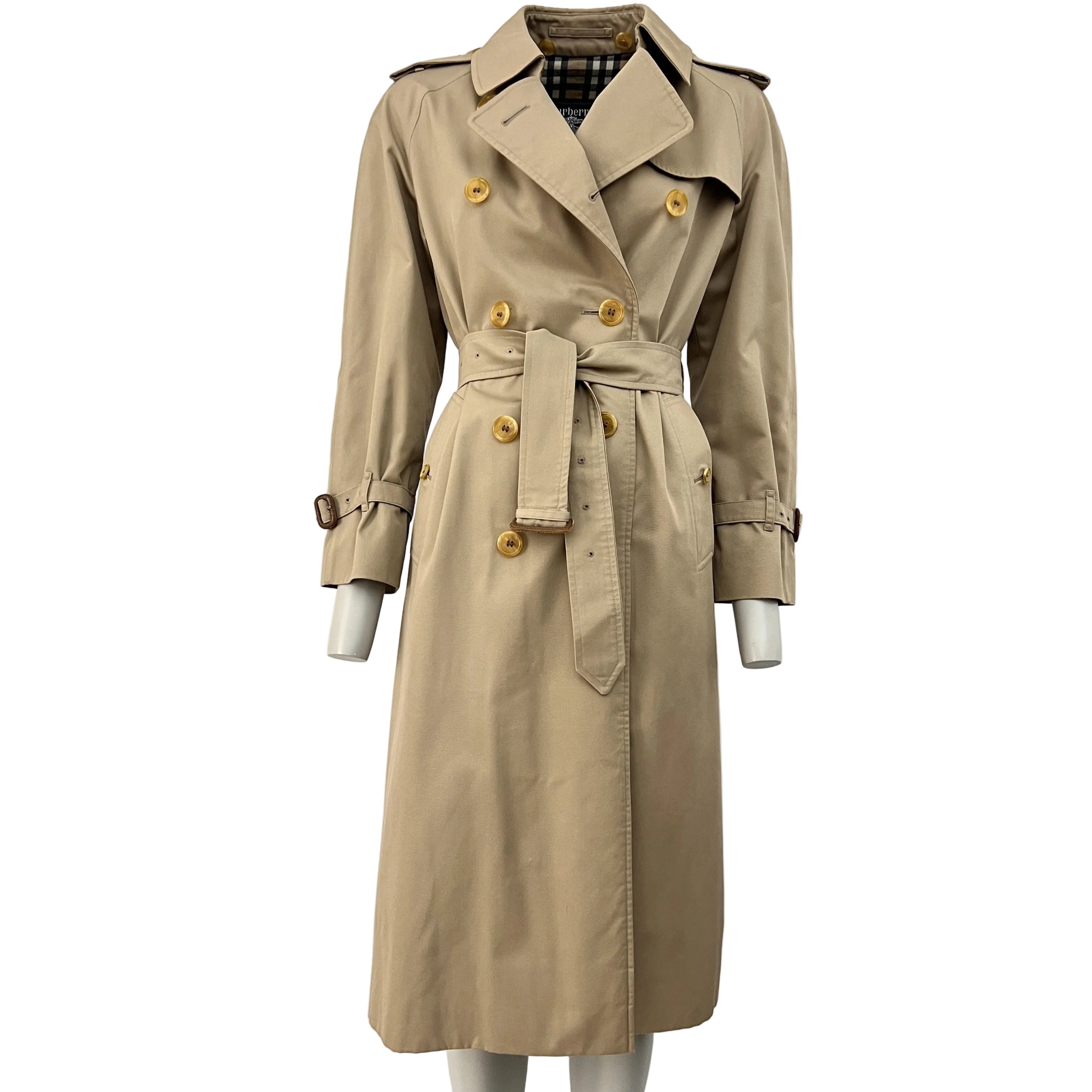 Trench BURBERRY S coton beige