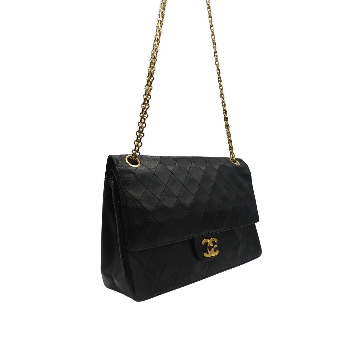CHANEL Timeless 26 leather handbag Black