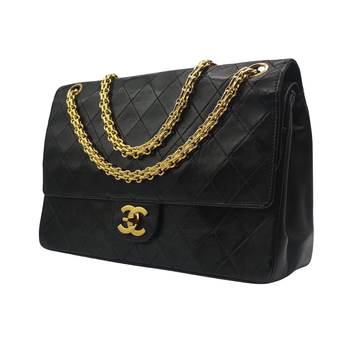 CHANEL Timeless 26 leather handbag Black