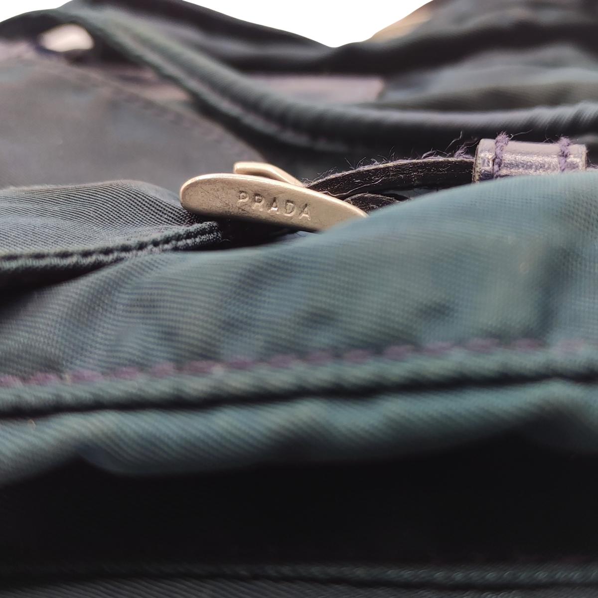 Sac à dos PRADA Re-nylon Toile Bleu