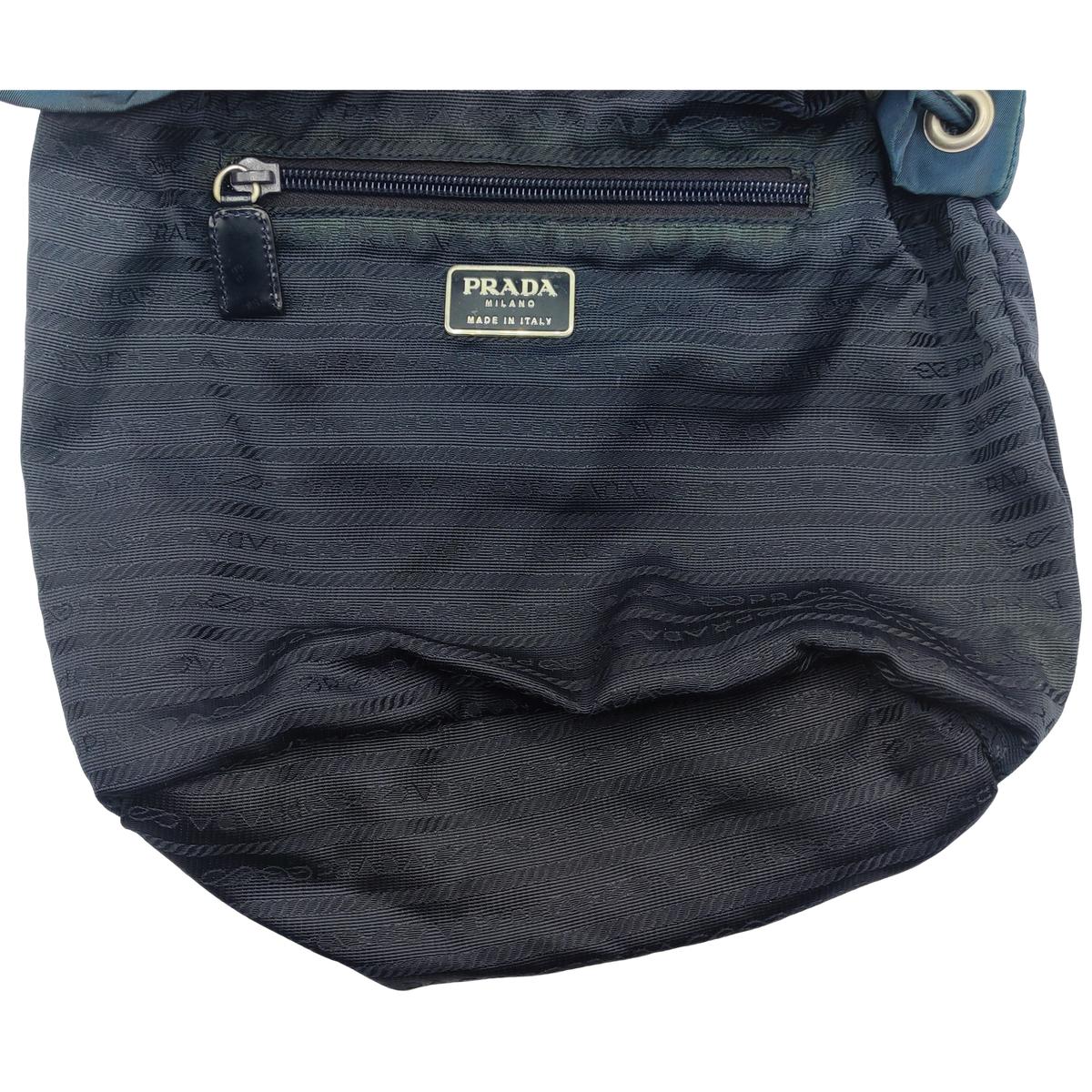 Sac à dos PRADA Re-nylon Toile Bleu