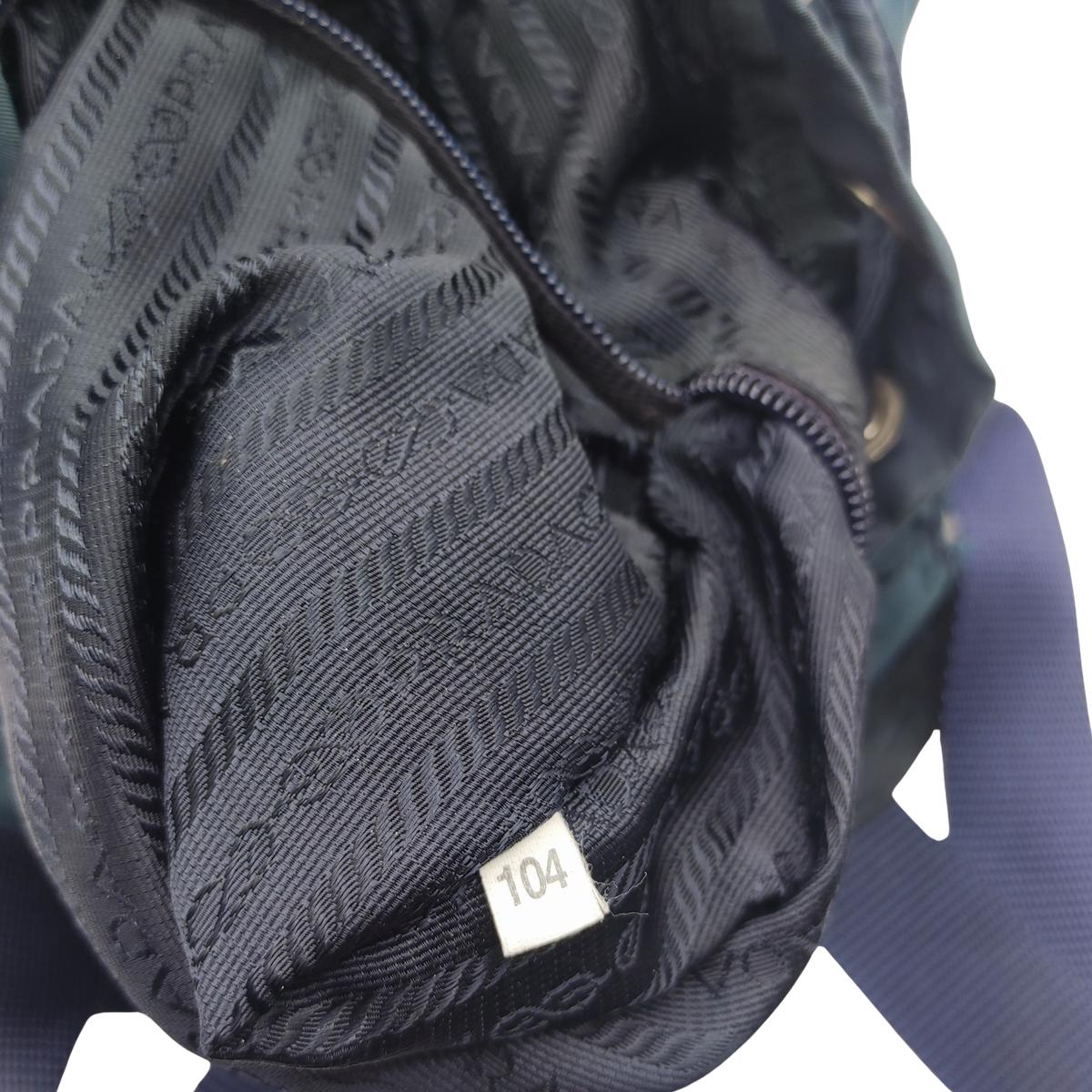 Sac à dos PRADA Re-nylon Toile Bleu