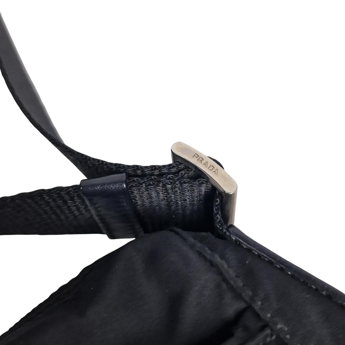 Sac à bandoulière PRADA Re-nylon toile Noir