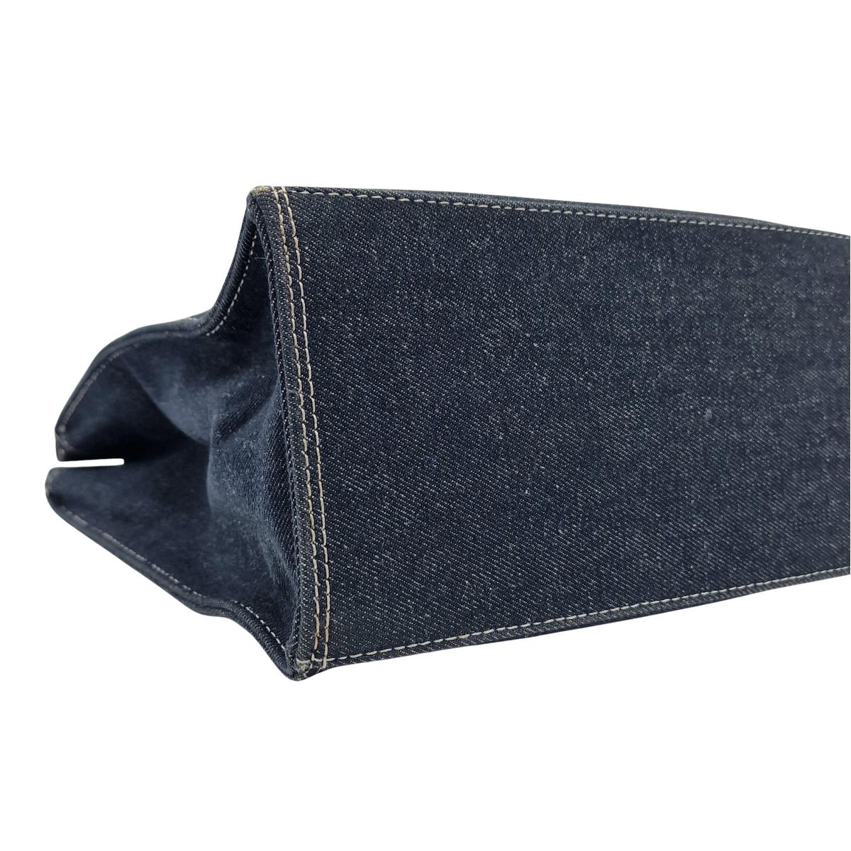 Sac à main COURREGES PM denim Bleu