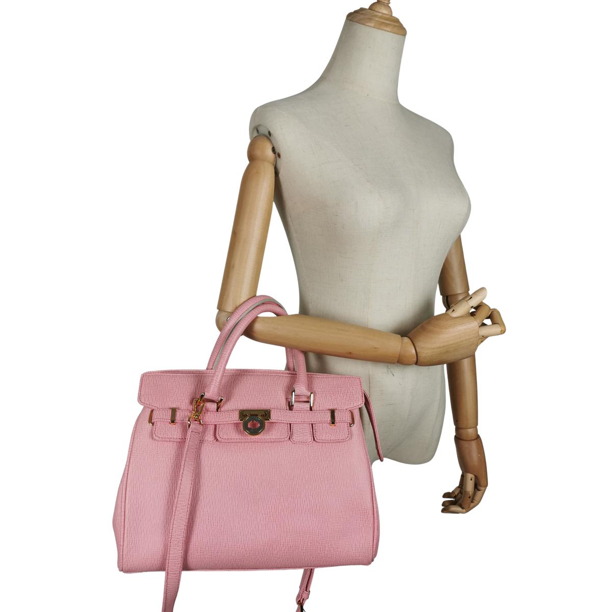 Sac à bandoulière COURREGES cuir Rose