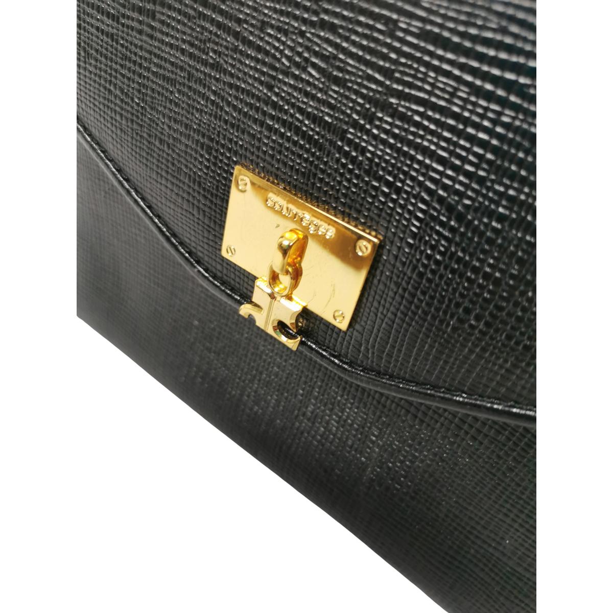 Sac à bandoulière COURREGES 2 way PM cuir Noir