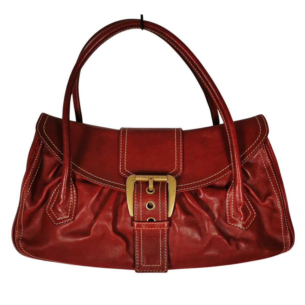Sac à main CELINE Chouquette cuir Rouge