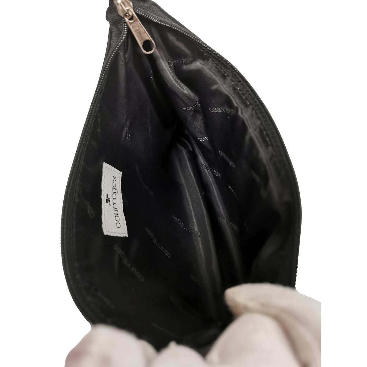 Sac à main COURREGES Baguette vinyle Noir