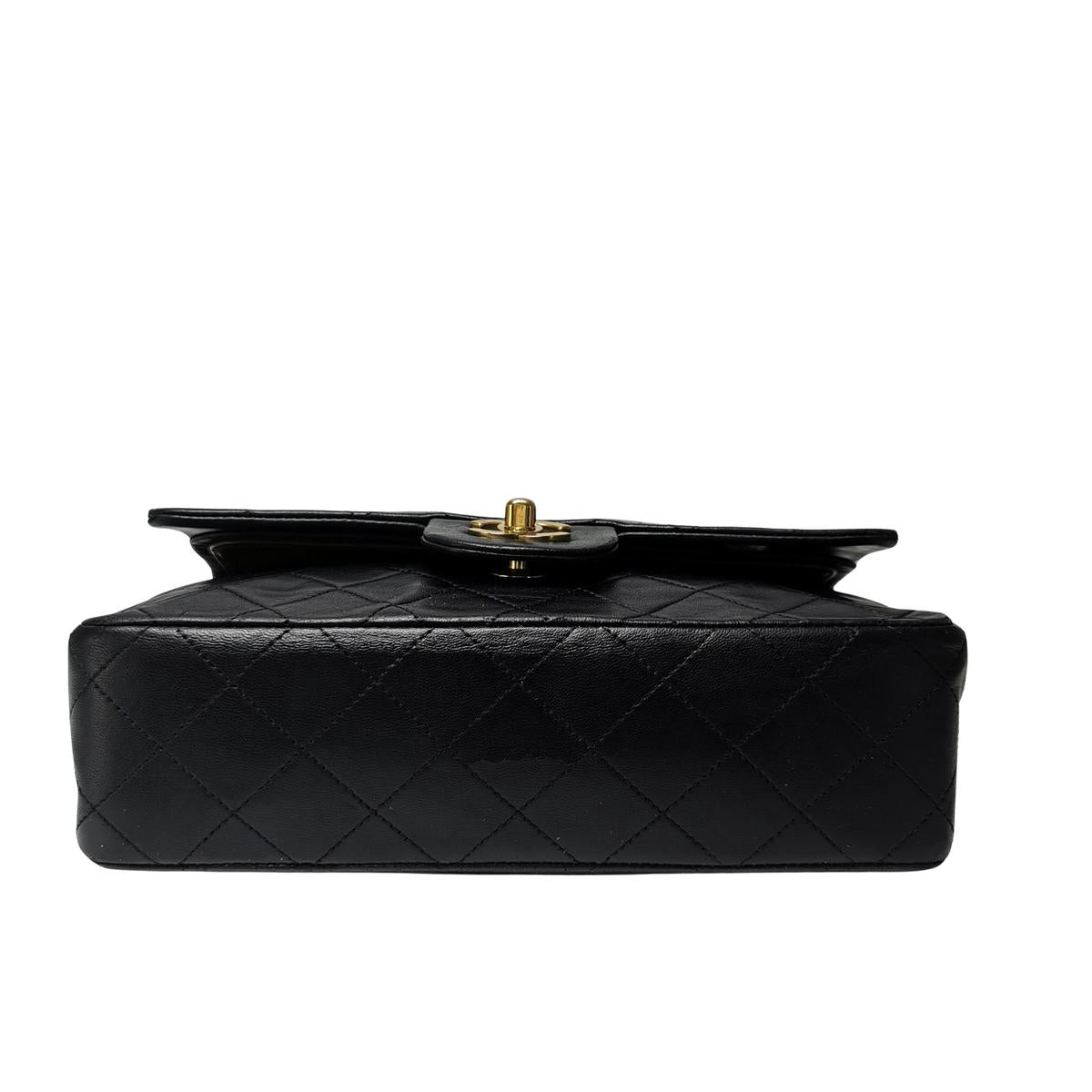 CHANEL Timeless 23 Black Leather Handbag