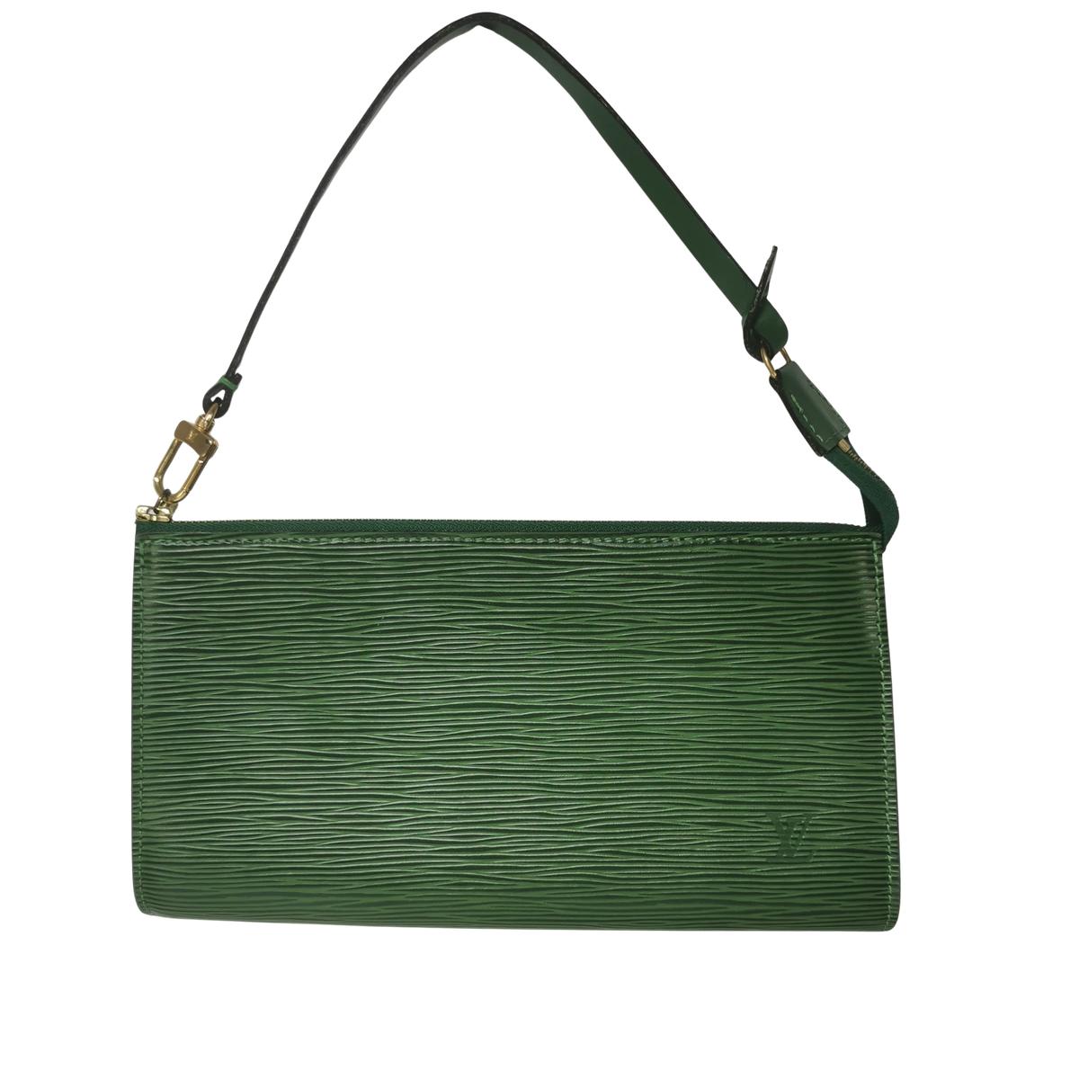 Sac à main LOUIS VUITTON Accessory cuir Vert