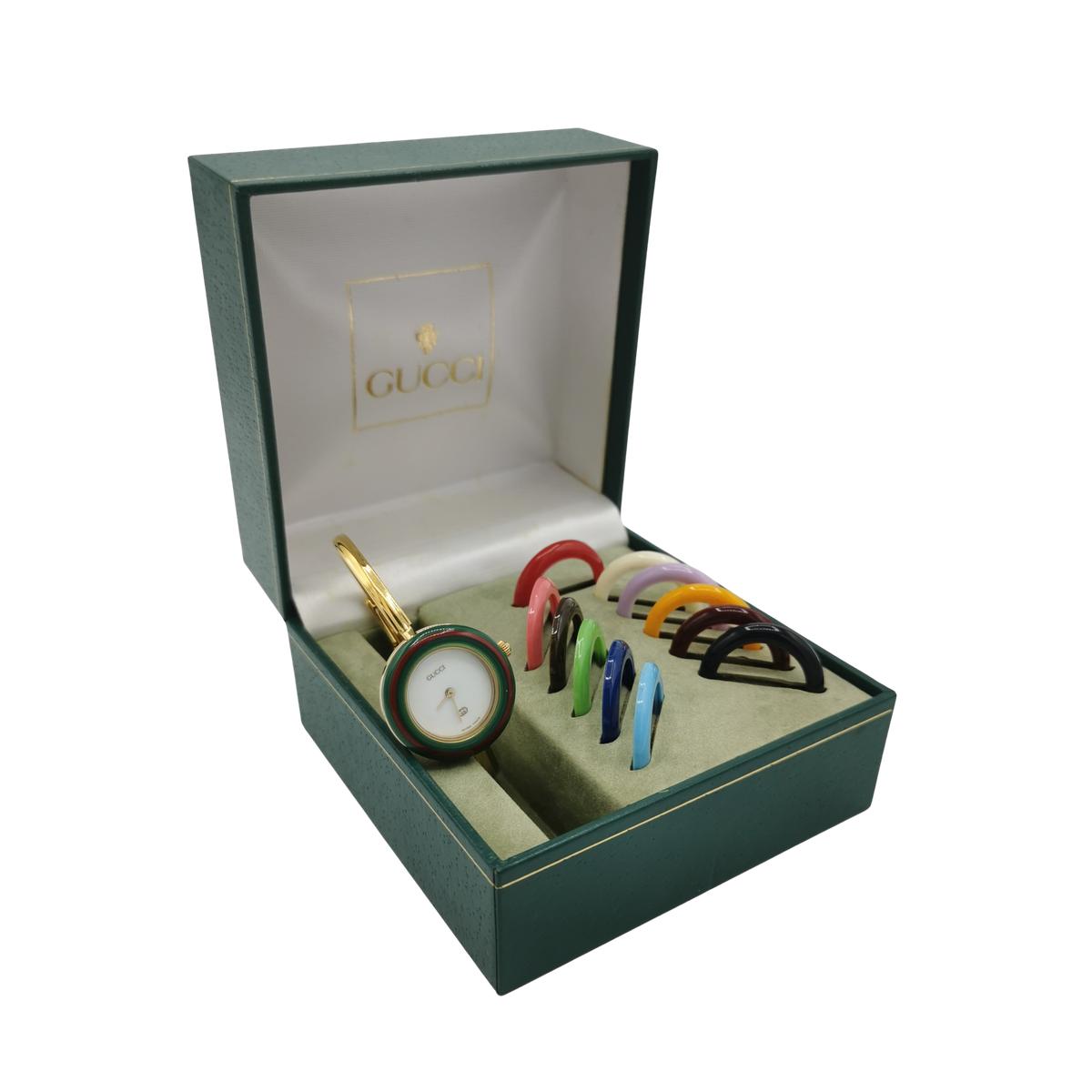 GUCCI Bezel 11/12 Gold Watch
