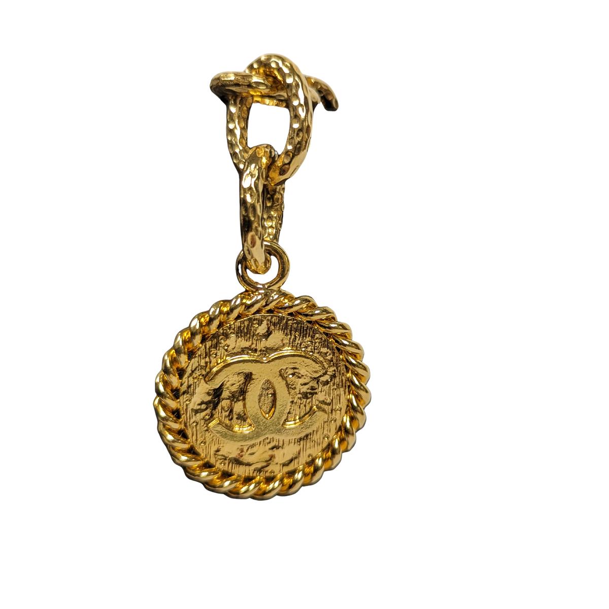 CHANEL Medallion Black Leather Handbag