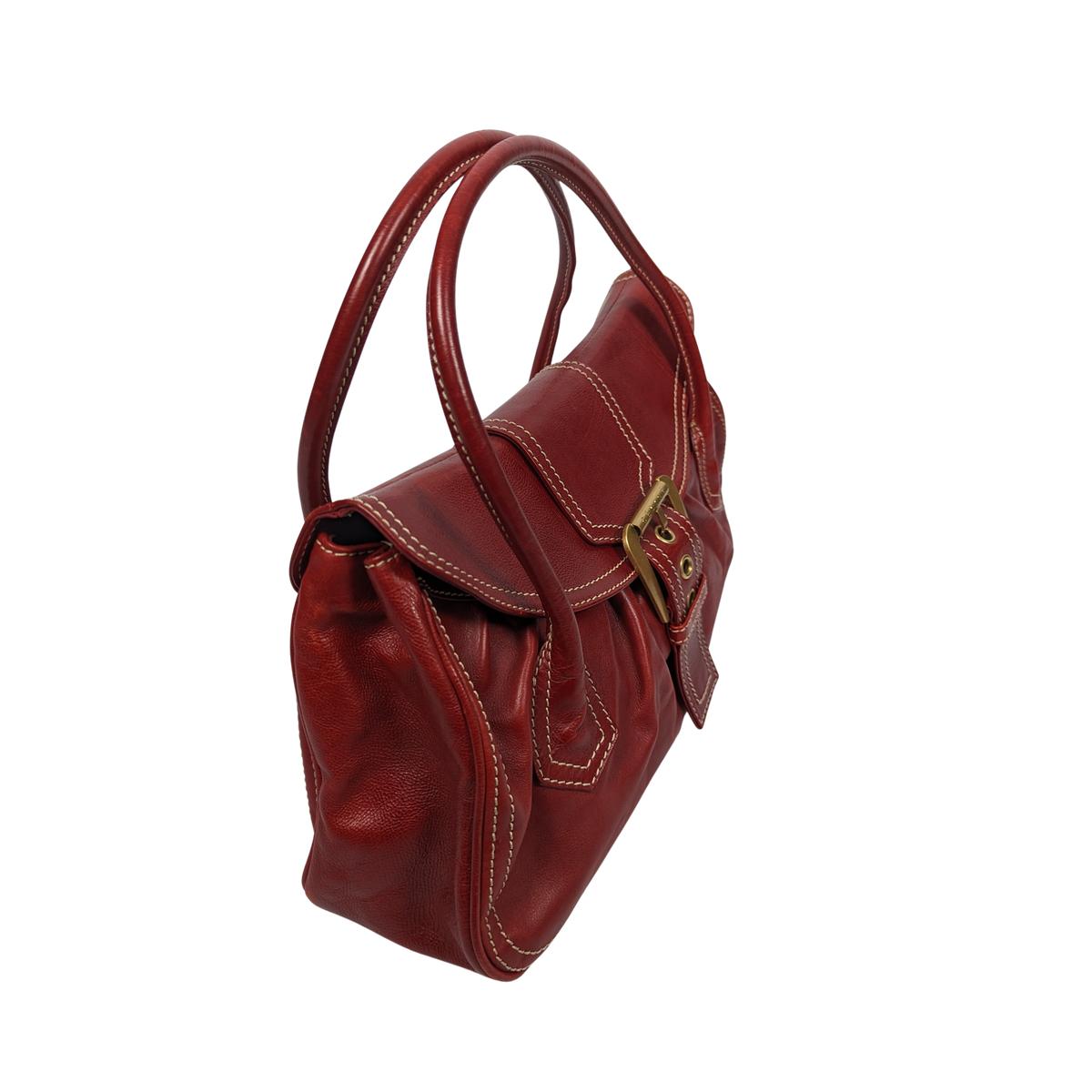Sac à main CELINE Chouquette cuir Rouge