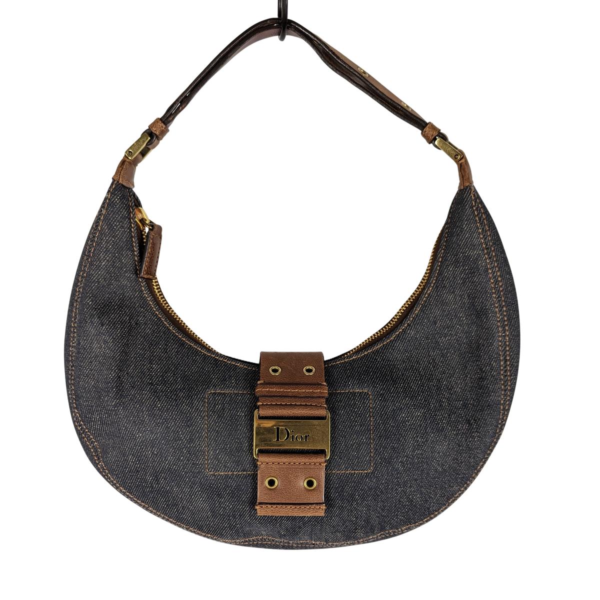 Sac à main DIOR Street Chic denim Bleu