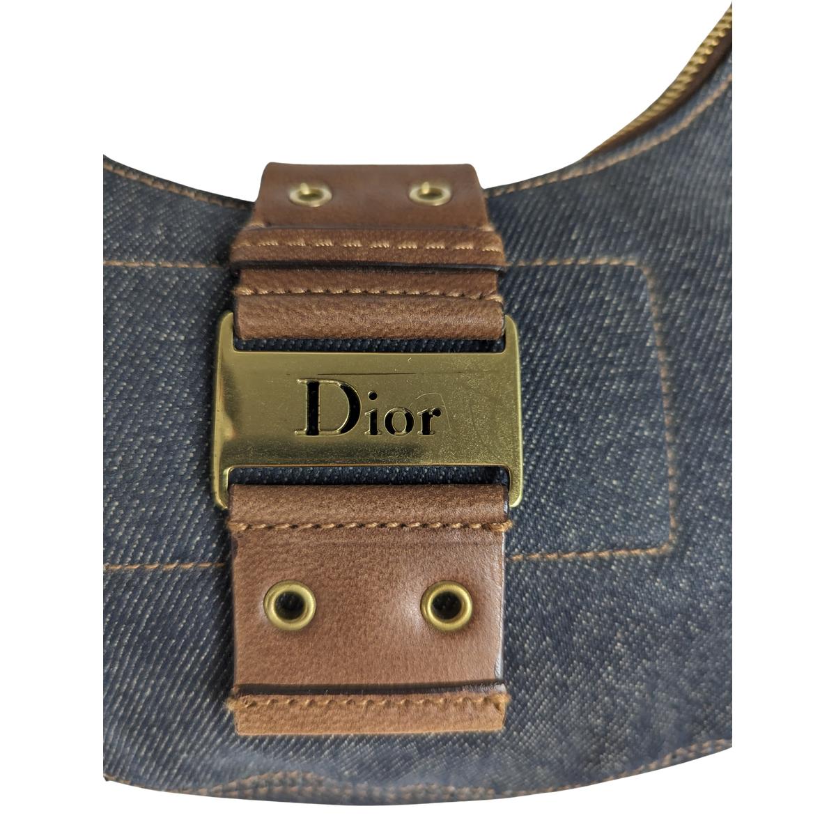 DIOR Street Chic denim Blue handbag