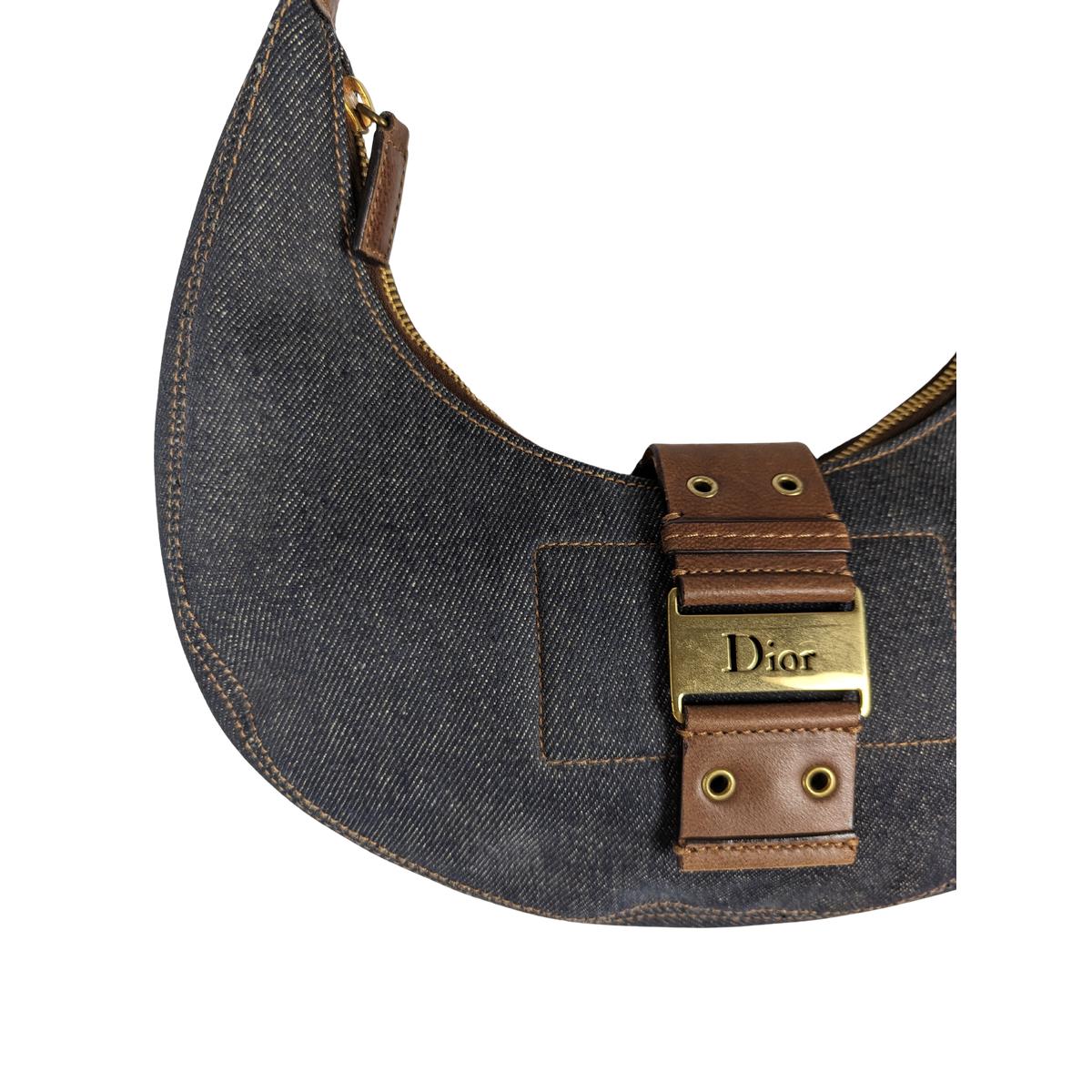 DIOR Street Chic denim Blue handbag