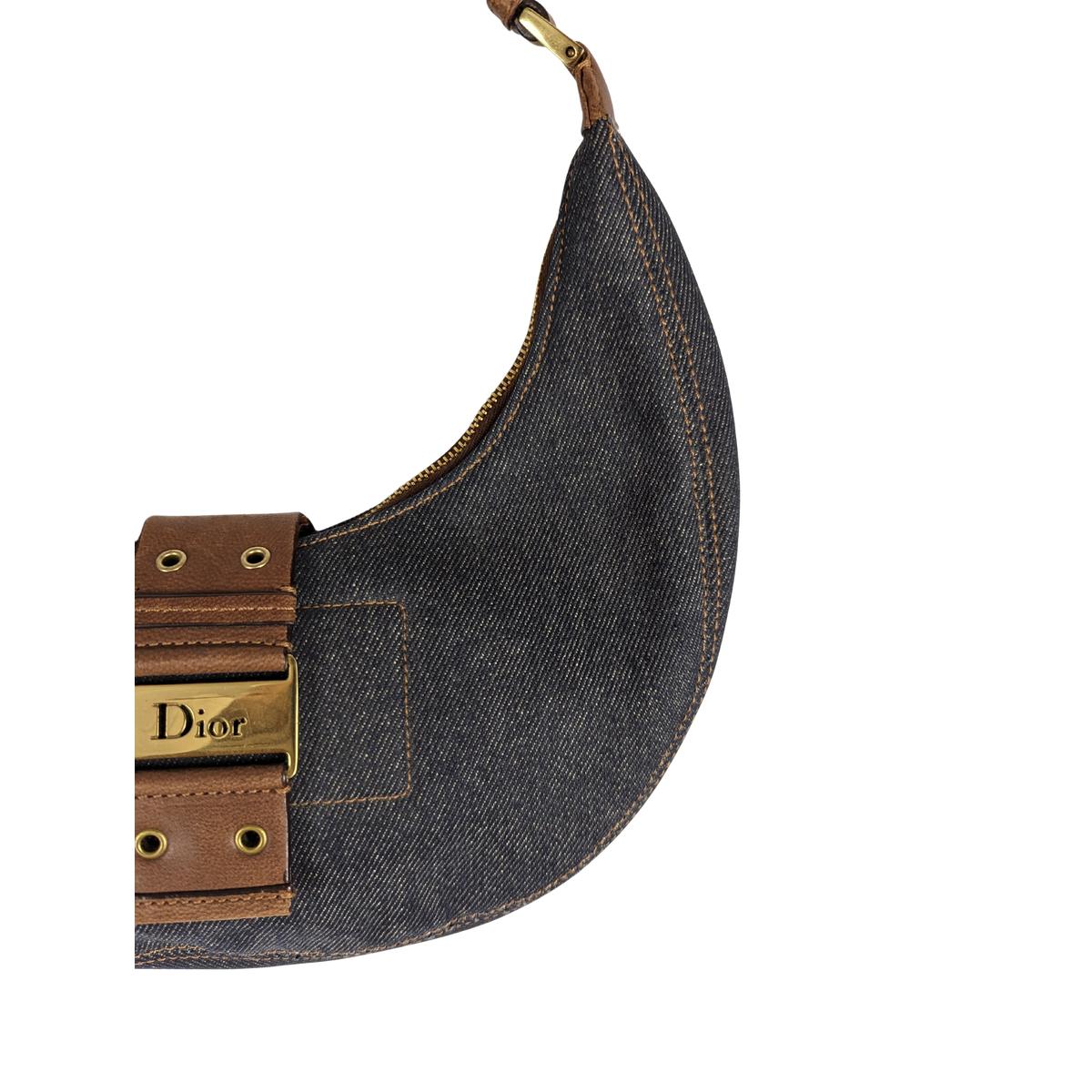 DIOR Street Chic denim Blue handbag