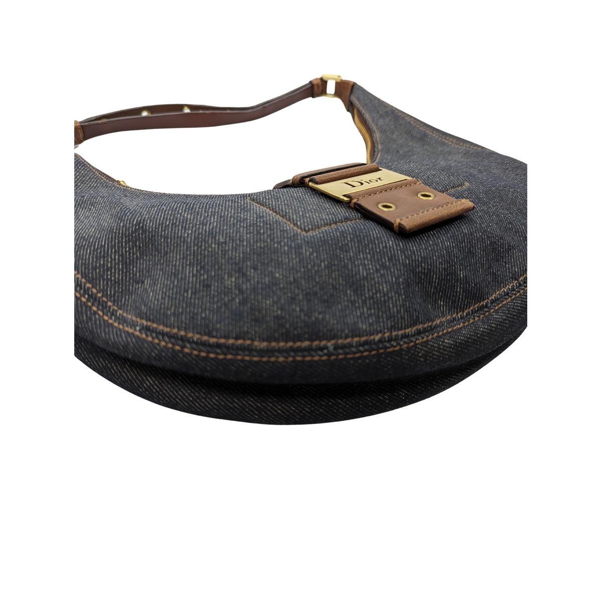 DIOR Street Chic denim Blue handbag