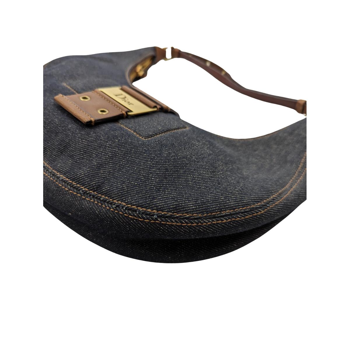 DIOR Street Chic denim Blue handbag
