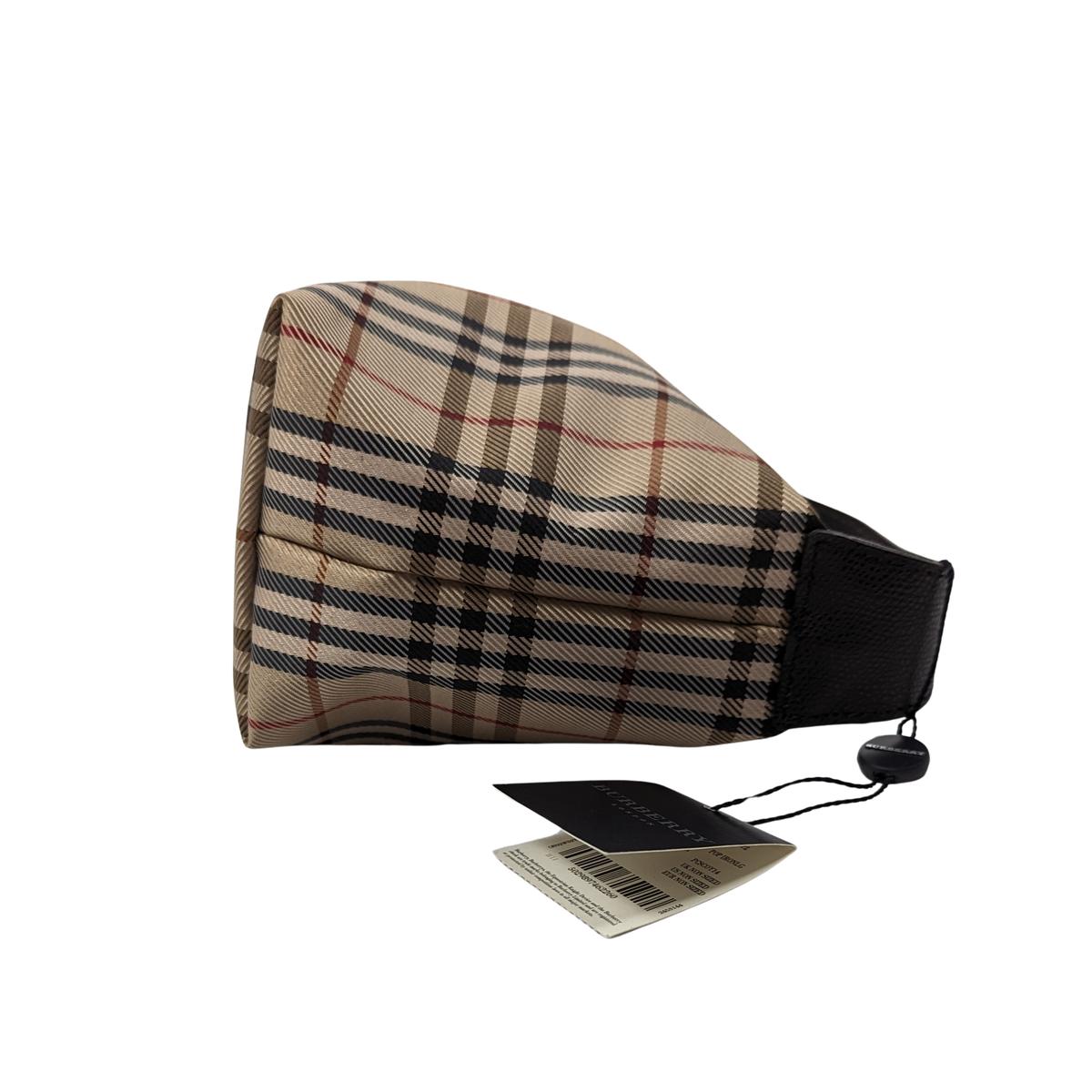 Sac à main BURBERRY House Check toile et cuir Beige S072401