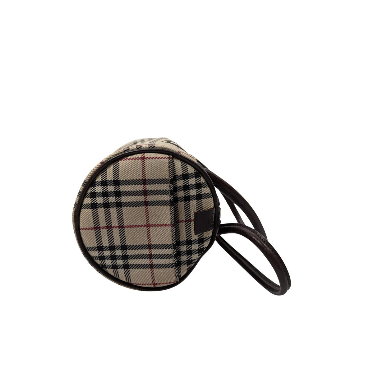 Sac à main BURBERRY House Check toile et cuir Beige