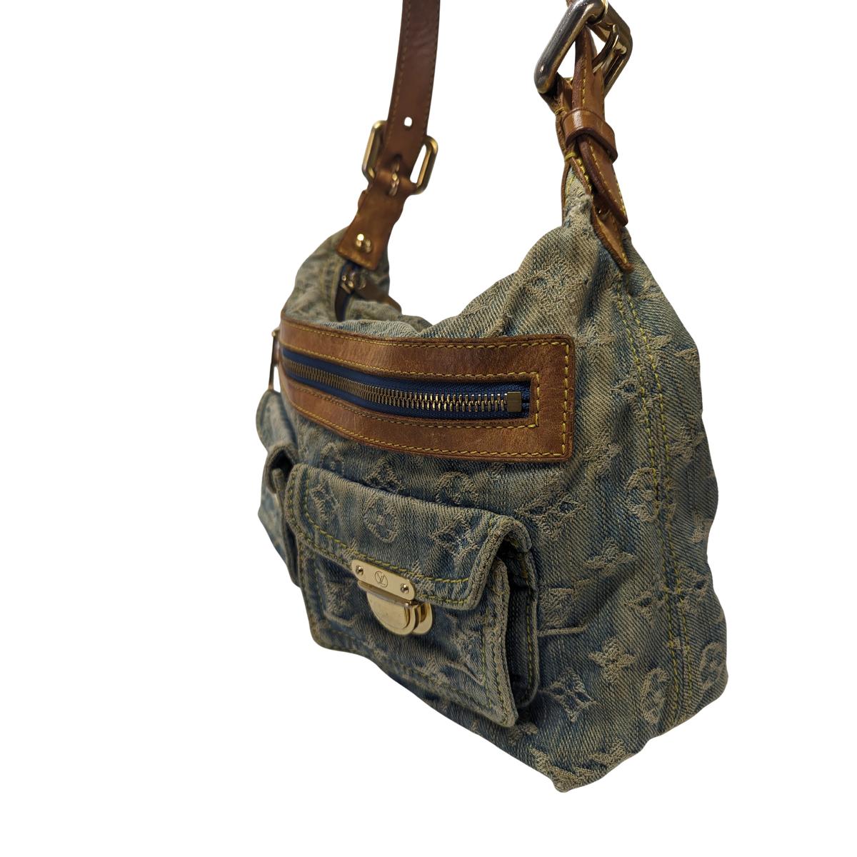 LOUIS VUITTON Baggy denim Blue handbag
