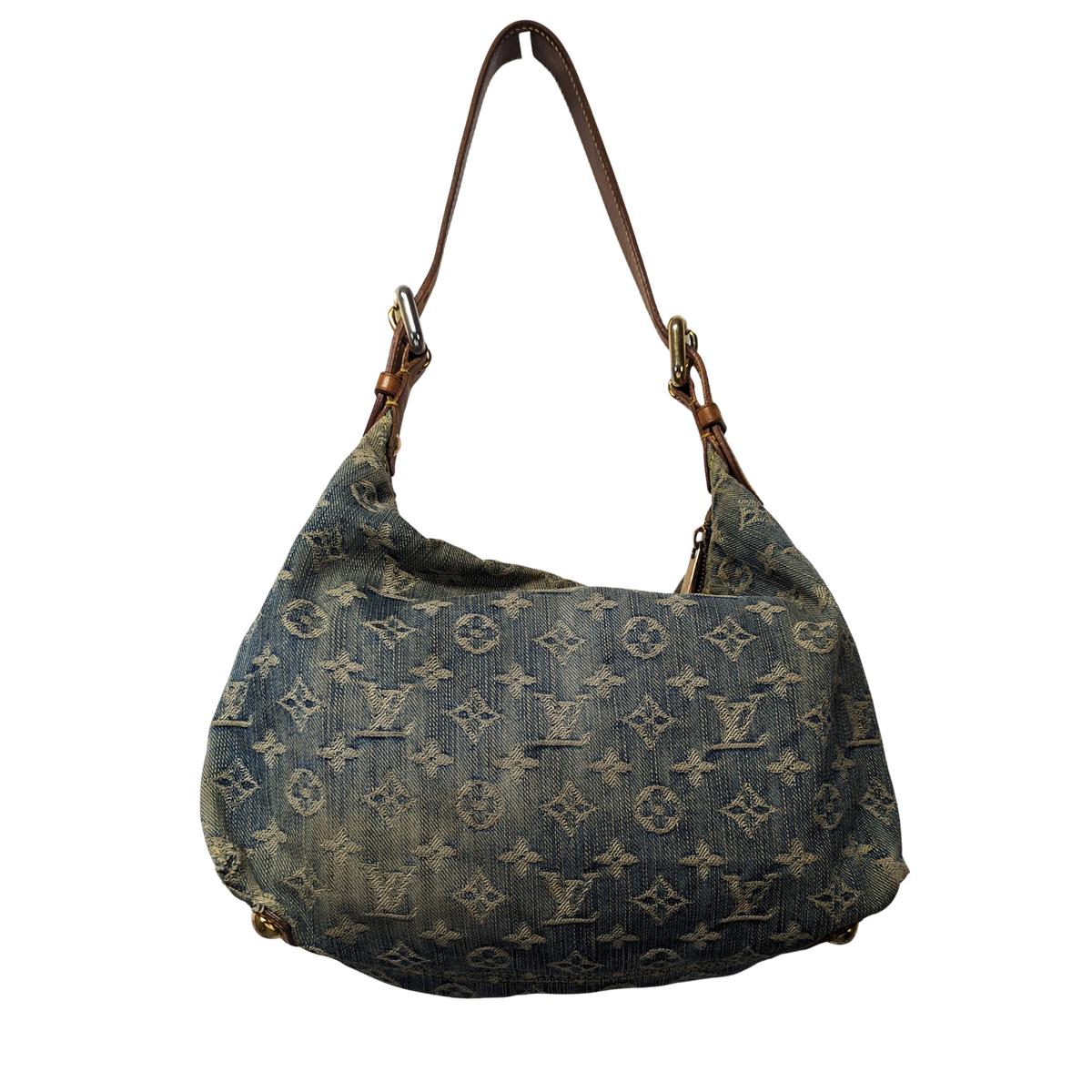 LOUIS VUITTON Baggy denim Blue handbag