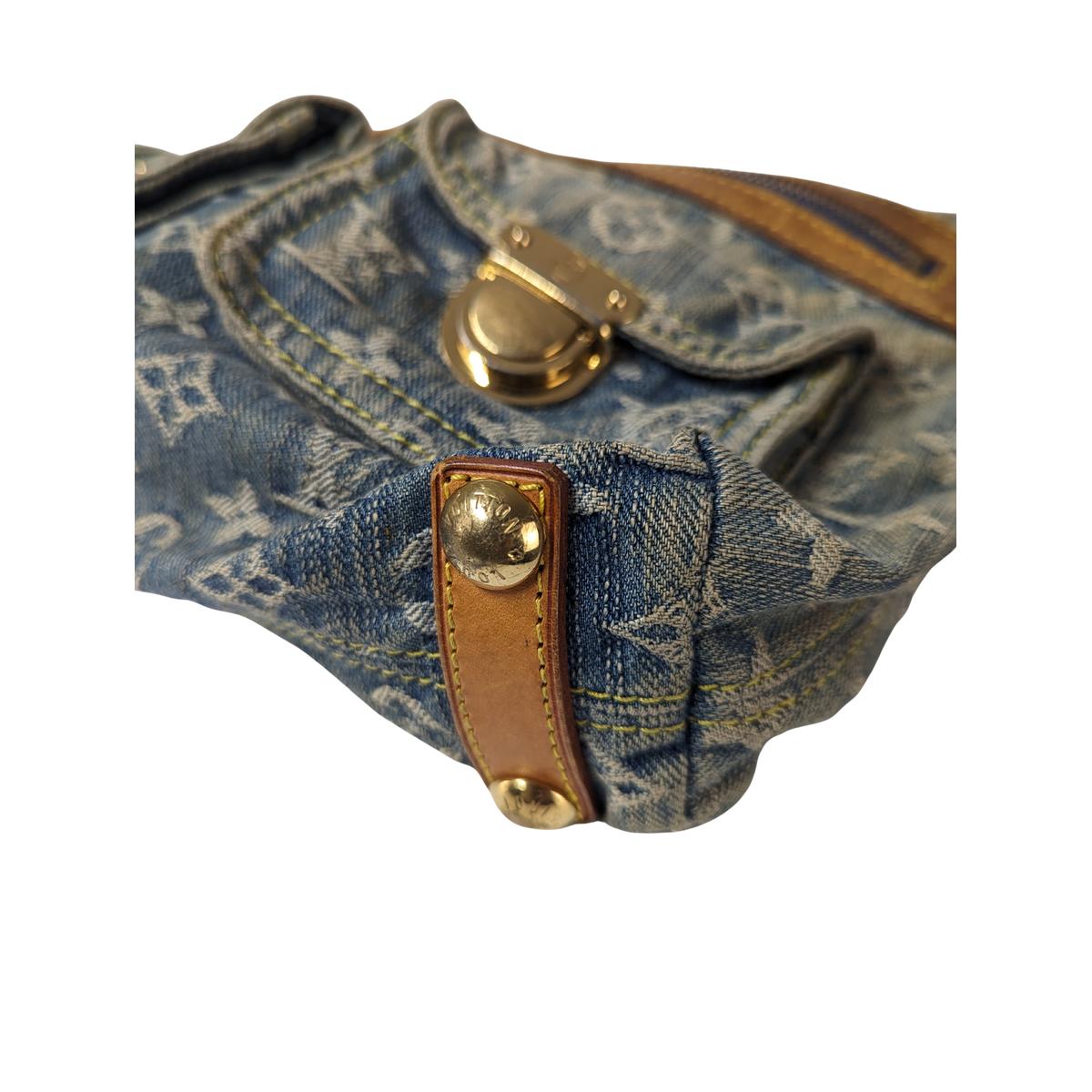 LOUIS VUITTON Baggy denim Blue handbag