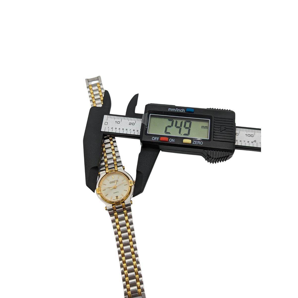 GUCCI 9000L Two-Tone Watch