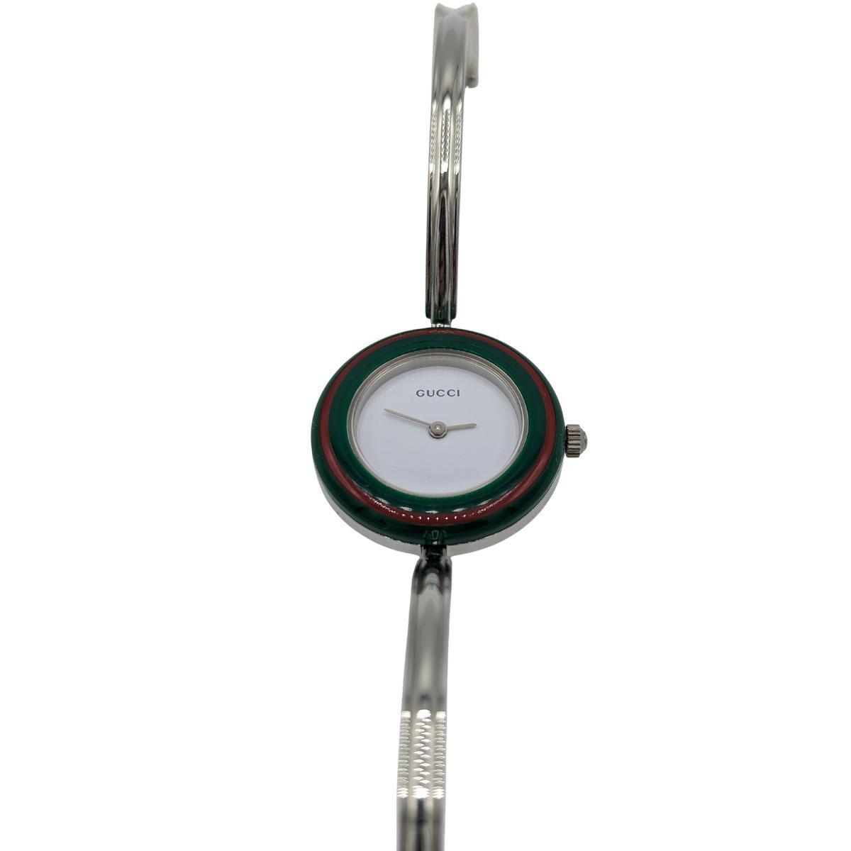 GUCCI Bezel 11/12 Silver Watch