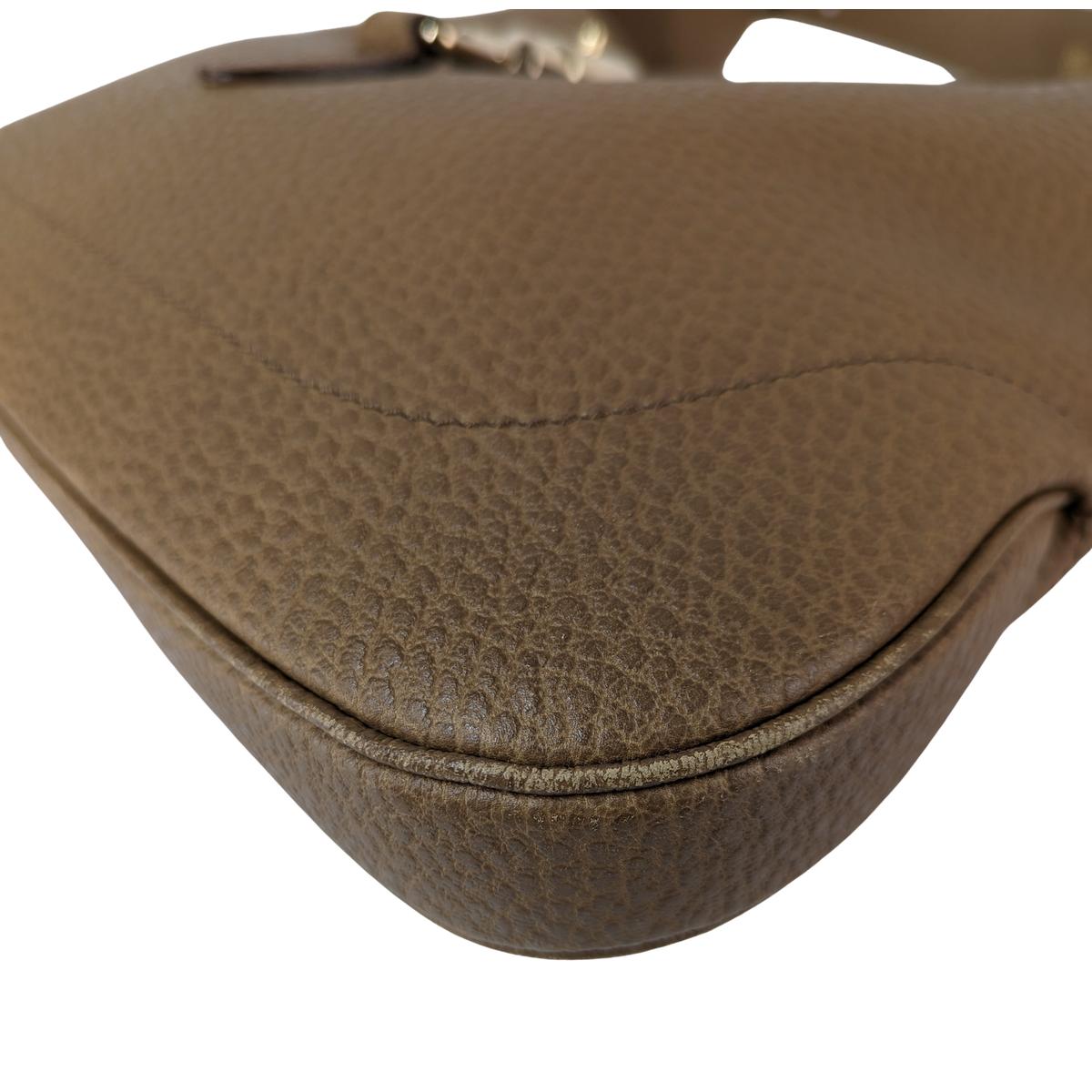 GUCCI Jackie Camel grained leather handbag