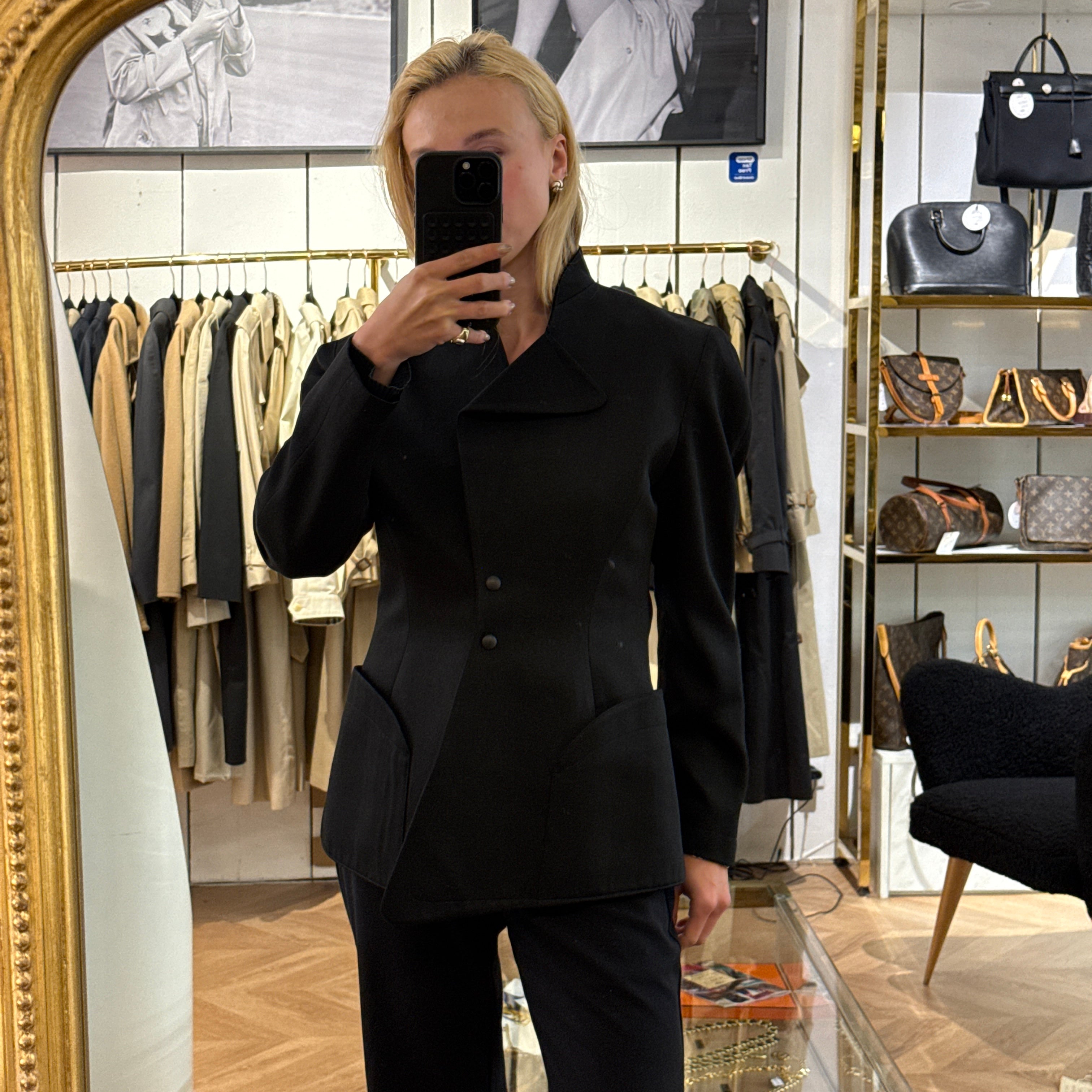 MUGLER S Wool Jacket Black