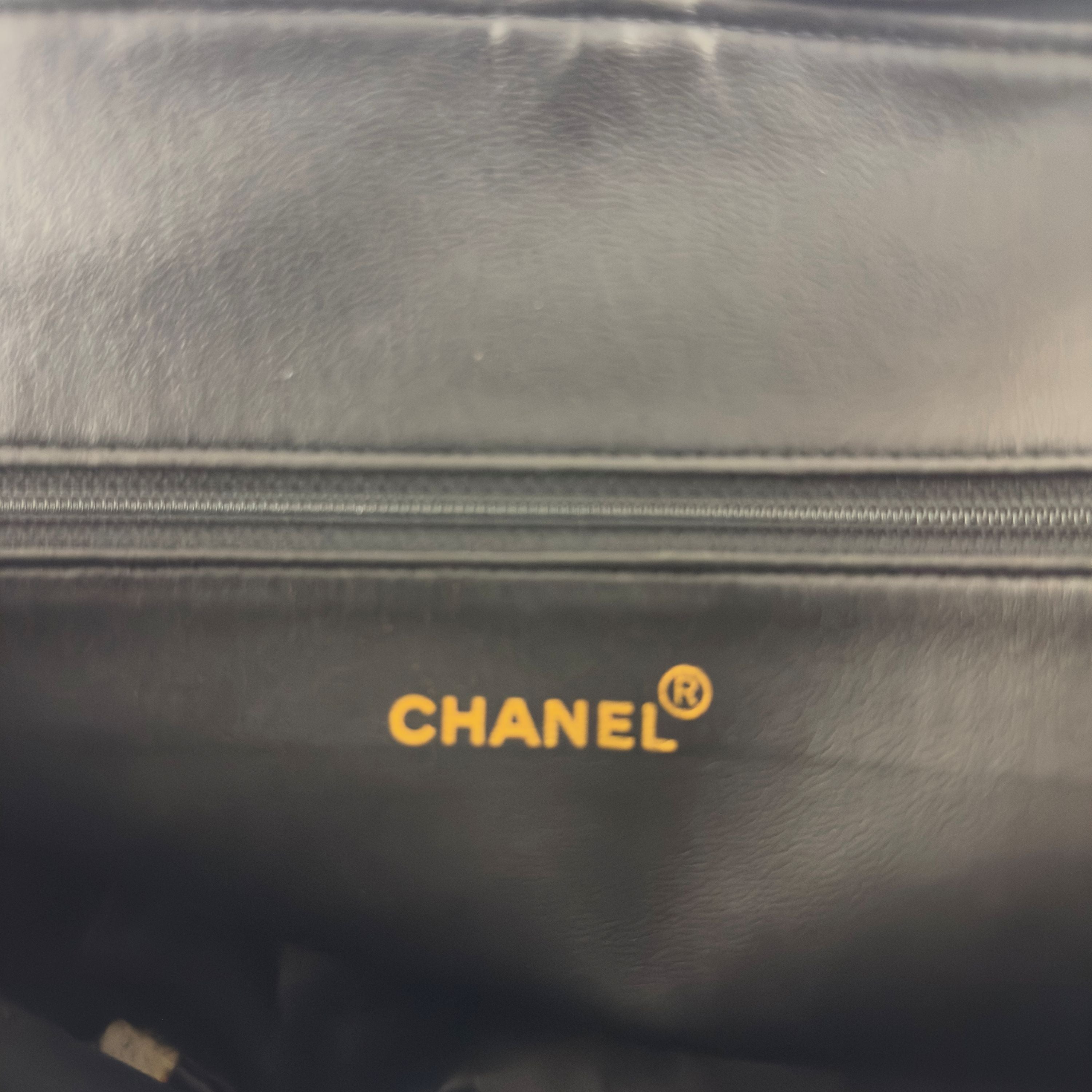 CHANEL Coco Mark Caviar Leather Tote Bag