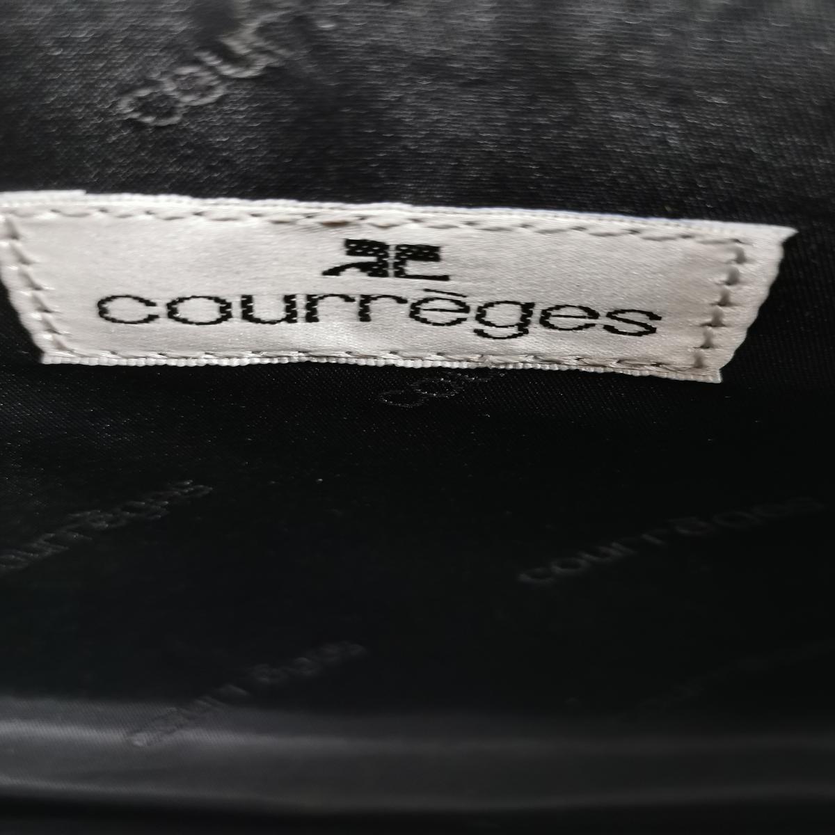 Sac à main COURREGES Baguette vinyle Noir
