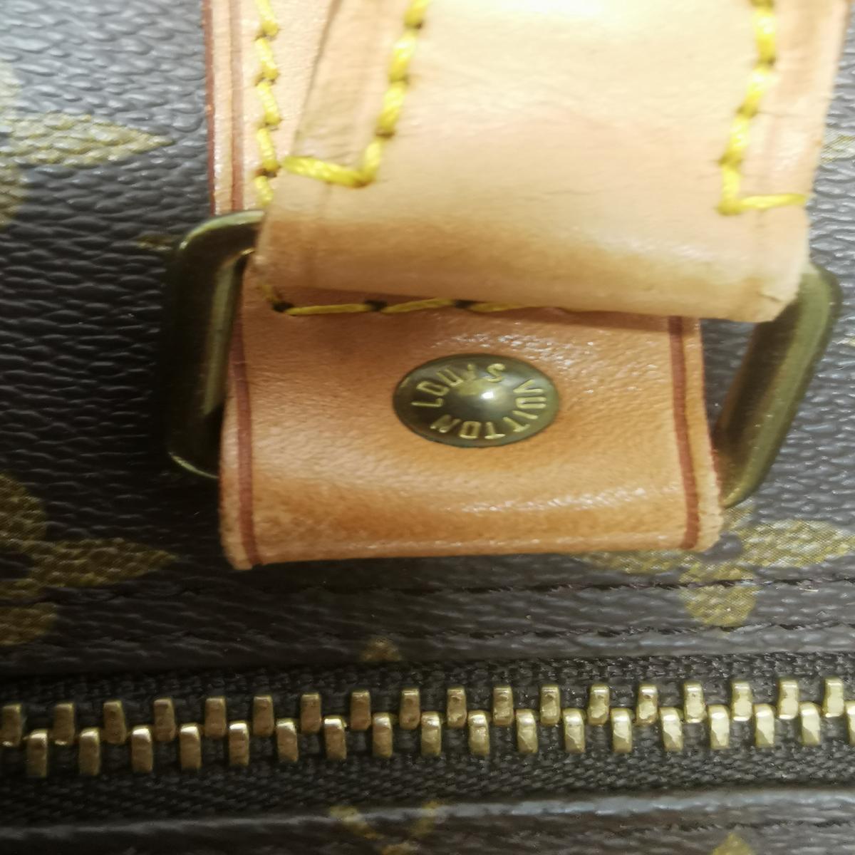 LOUIS VUITTON Keepall 60 canvas and leather travel bag Brown S082427